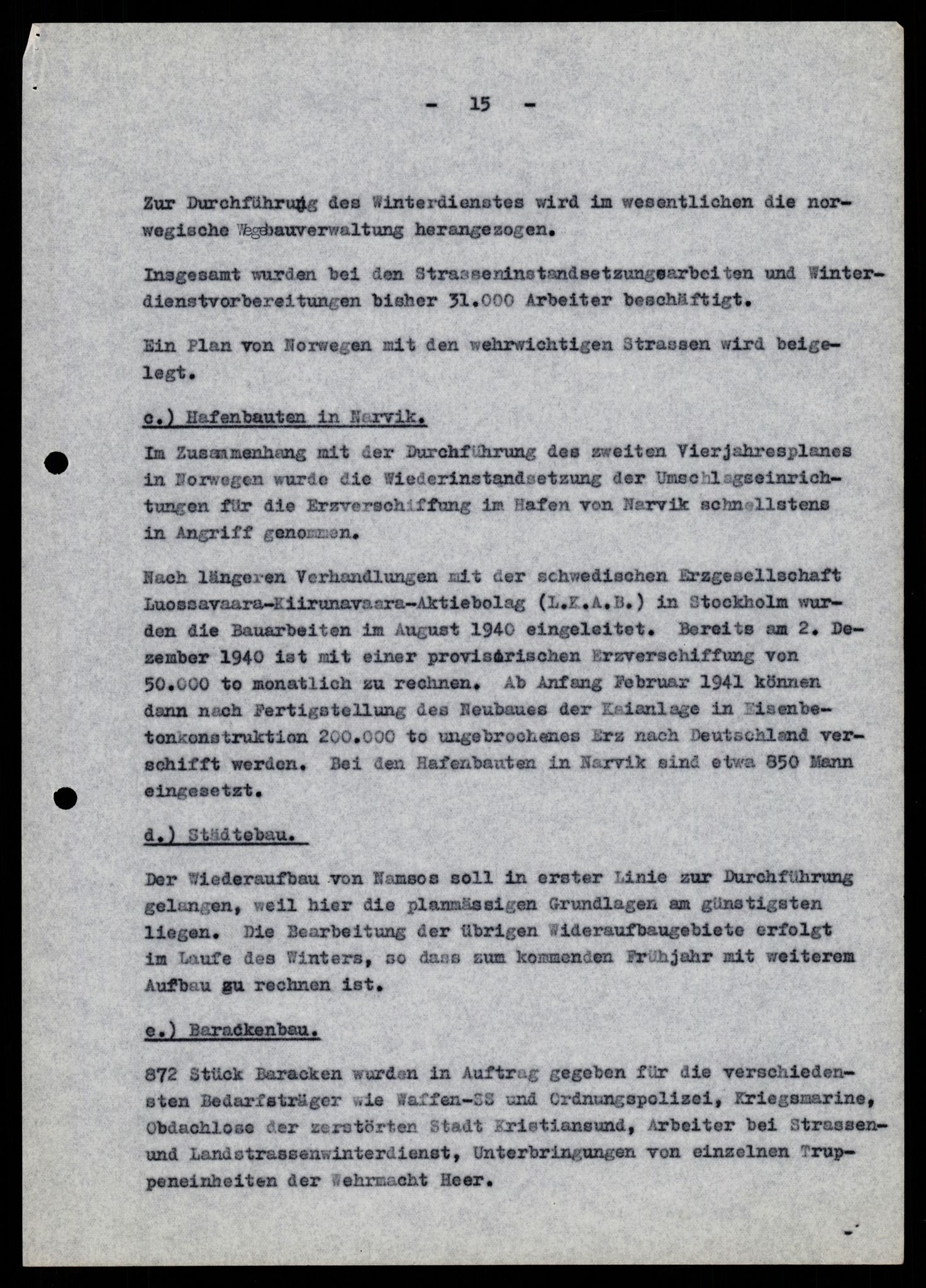 Forsvarets Overkommando. 2 kontor. Arkiv 11.4. Spredte tyske arkivsaker, AV/RA-RAFA-7031/D/Dar/Darb/L0003: Reichskommissariat - Hauptabteilung Vervaltung, 1940-1945, p. 137