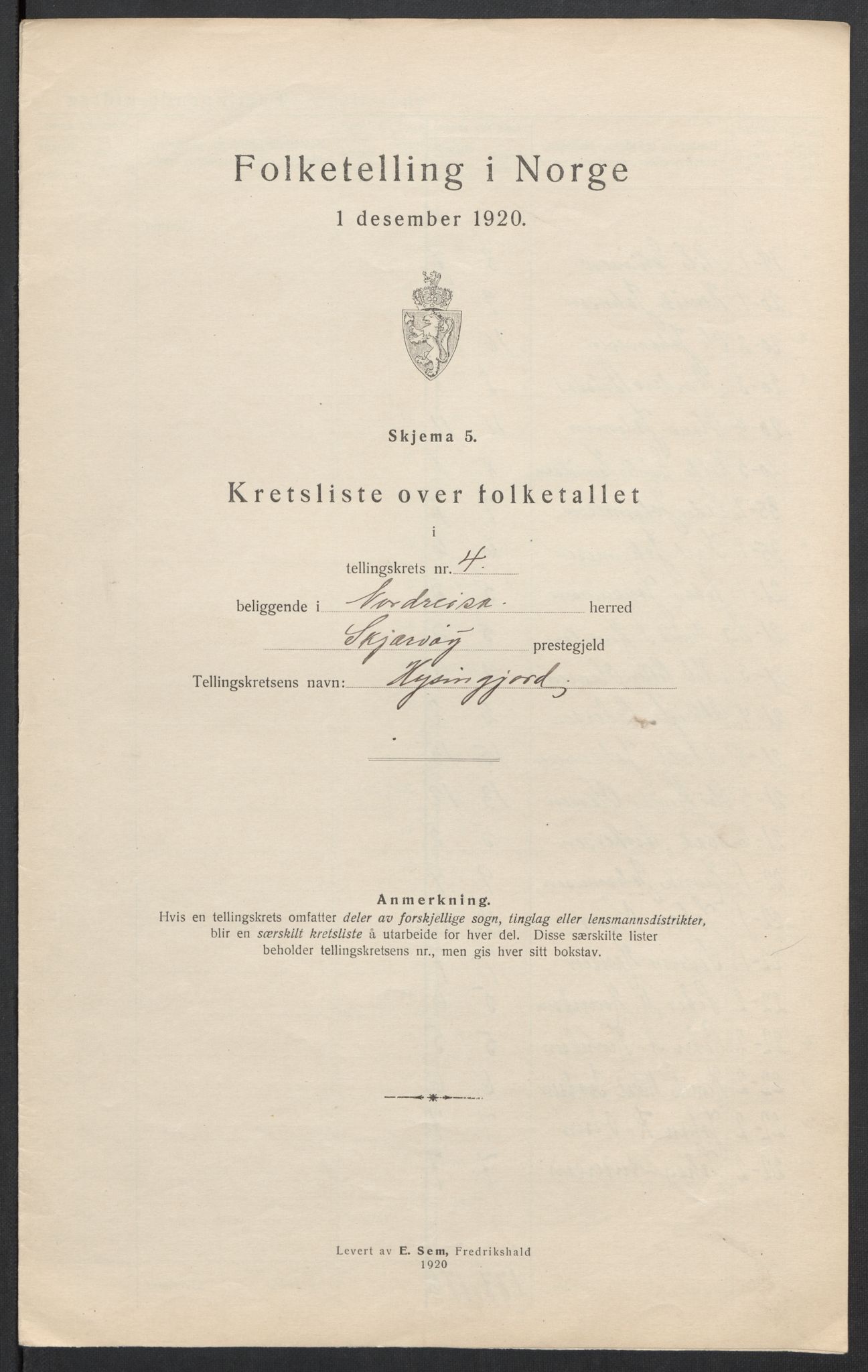 SATØ, 1920 census for Nordreisa, 1920, p. 15