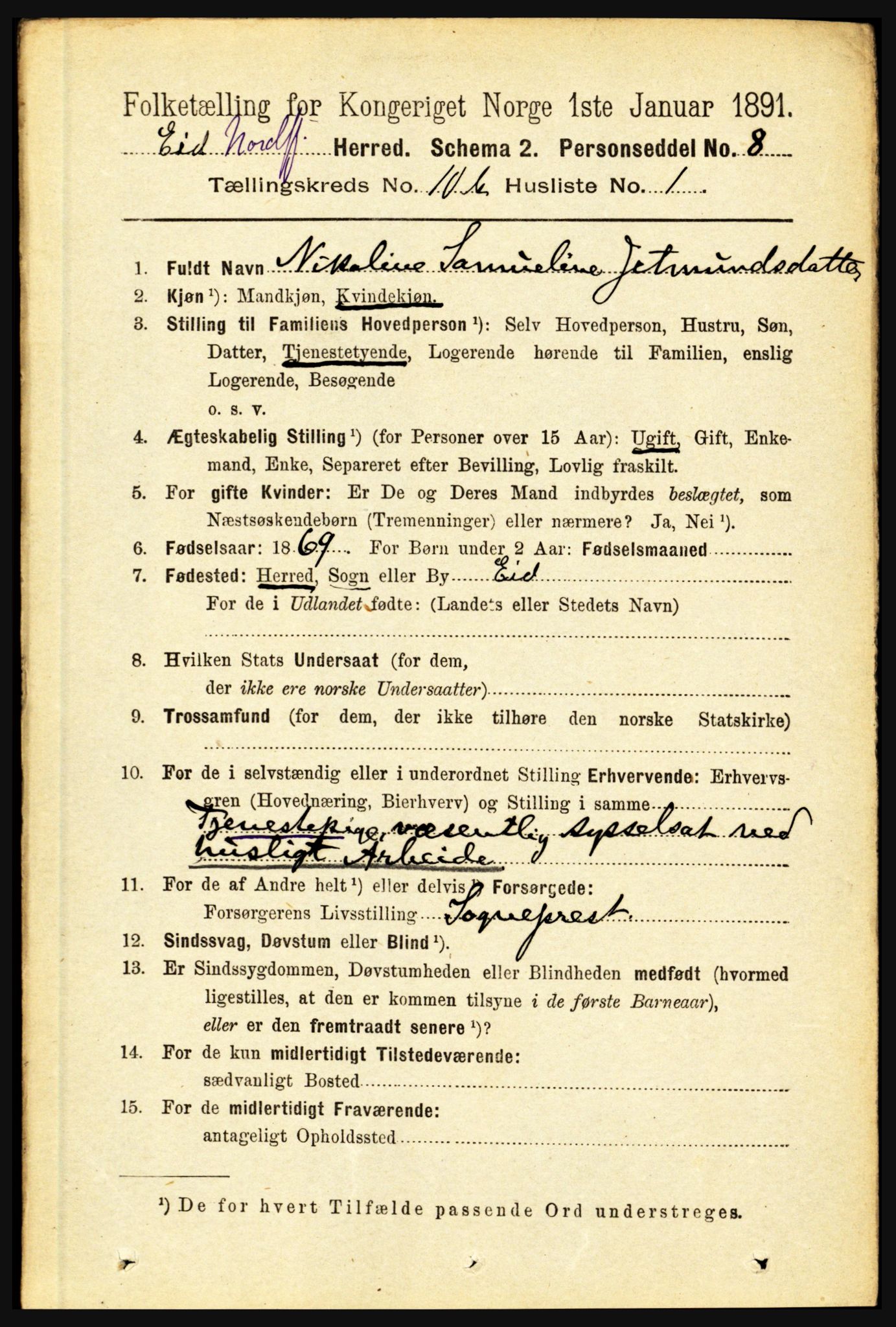 RA, 1891 census for 1443 Eid, 1891, p. 3343