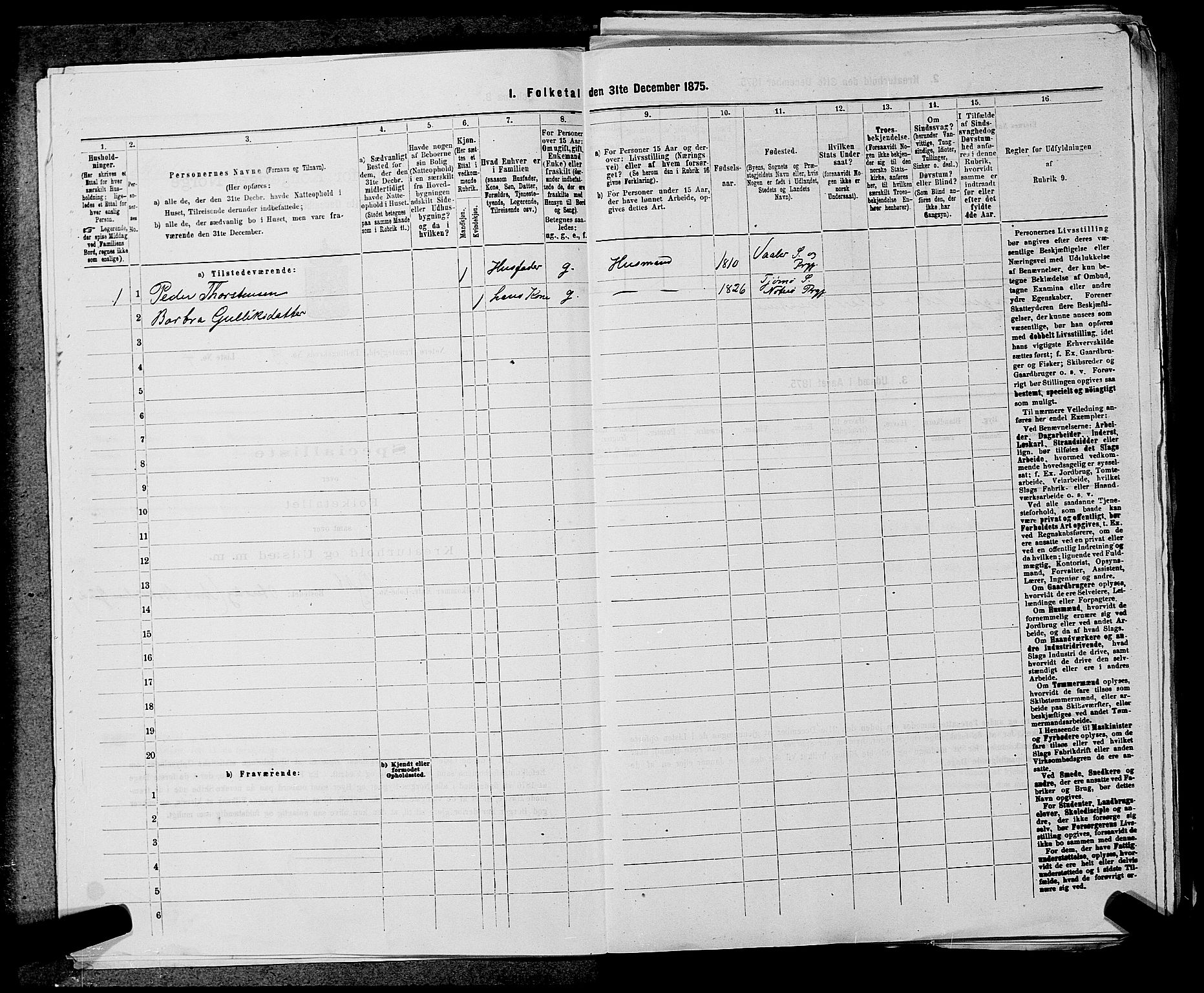 SAKO, 1875 census for 0722P Nøtterøy, 1875, p. 2854