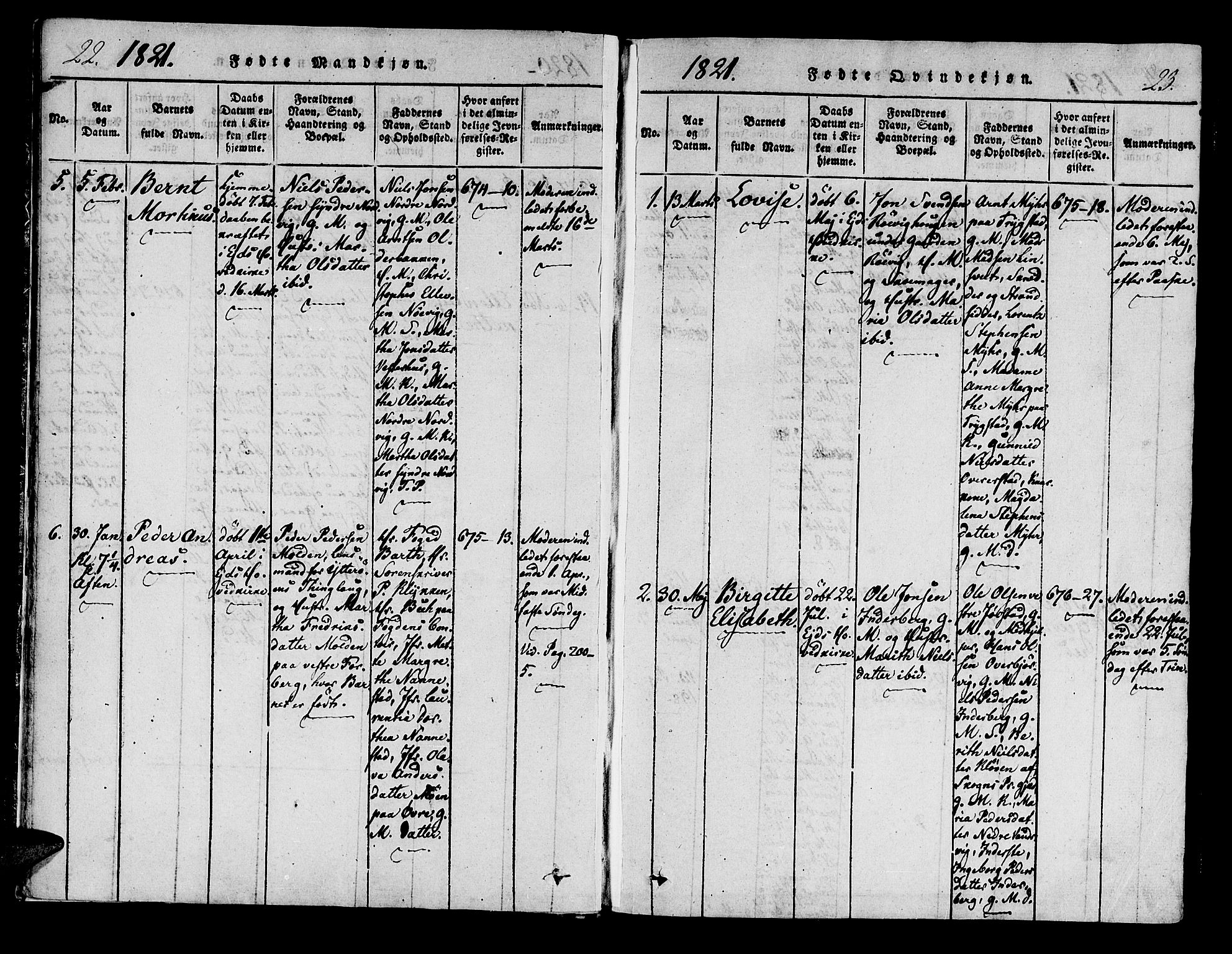 Ministerialprotokoller, klokkerbøker og fødselsregistre - Nord-Trøndelag, AV/SAT-A-1458/722/L0217: Parish register (official) no. 722A04, 1817-1842, p. 22-23