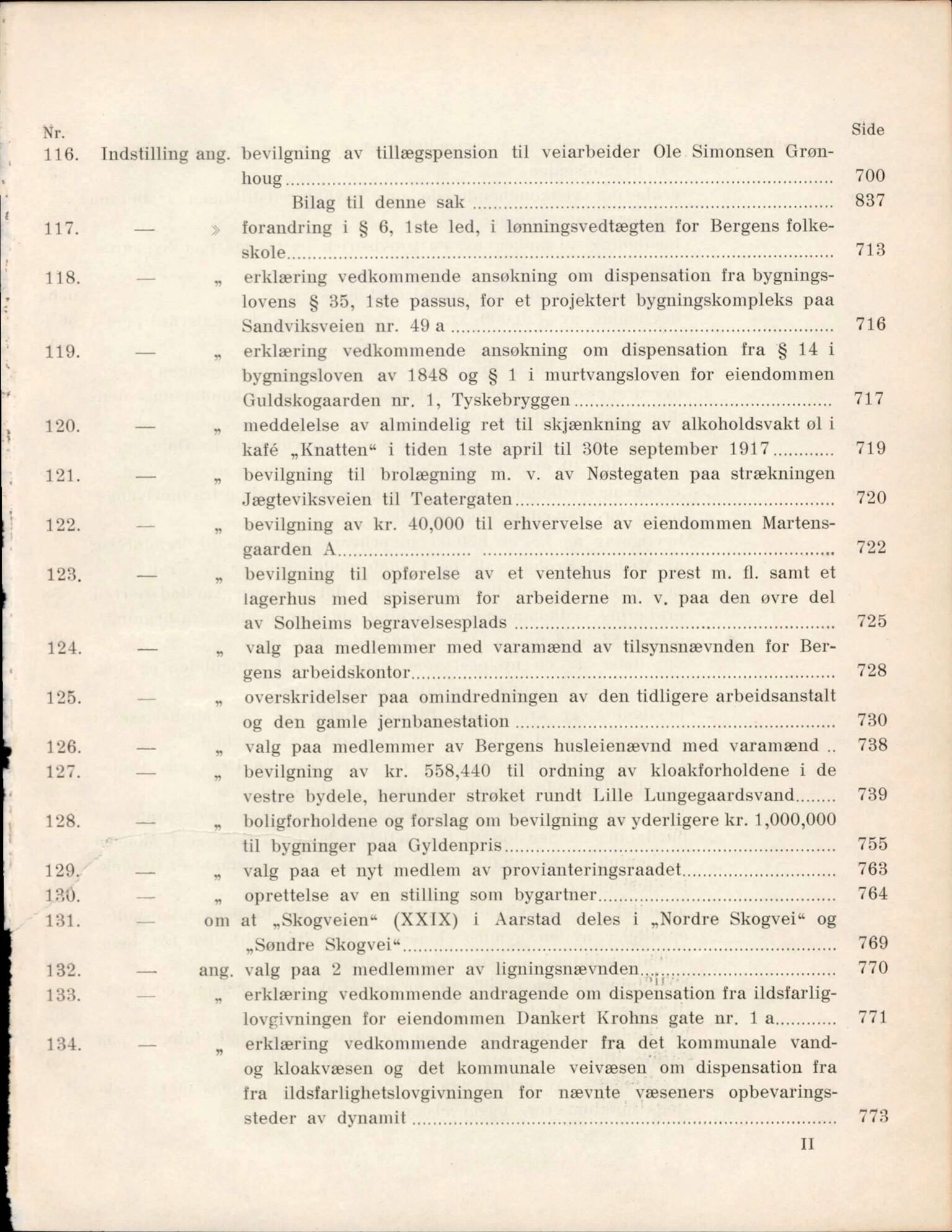Bergen kommune. Formannskapet, BBA/A-0003/Ad/L0094: Bergens Kommuneforhandlinger, bind I, 1916-1917