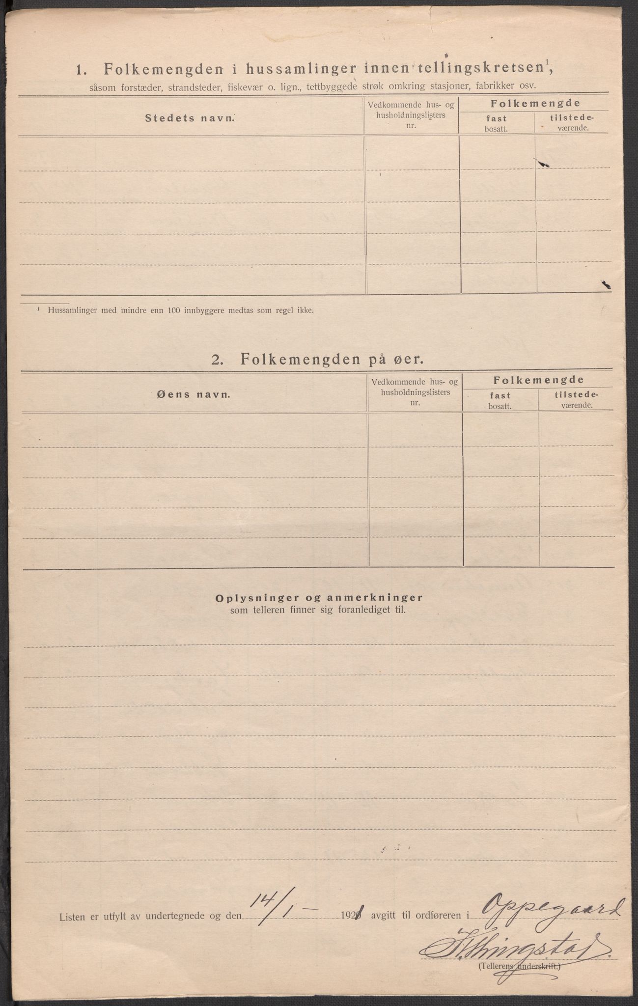 SAO, 1920 census for Oppegård, 1920, p. 10