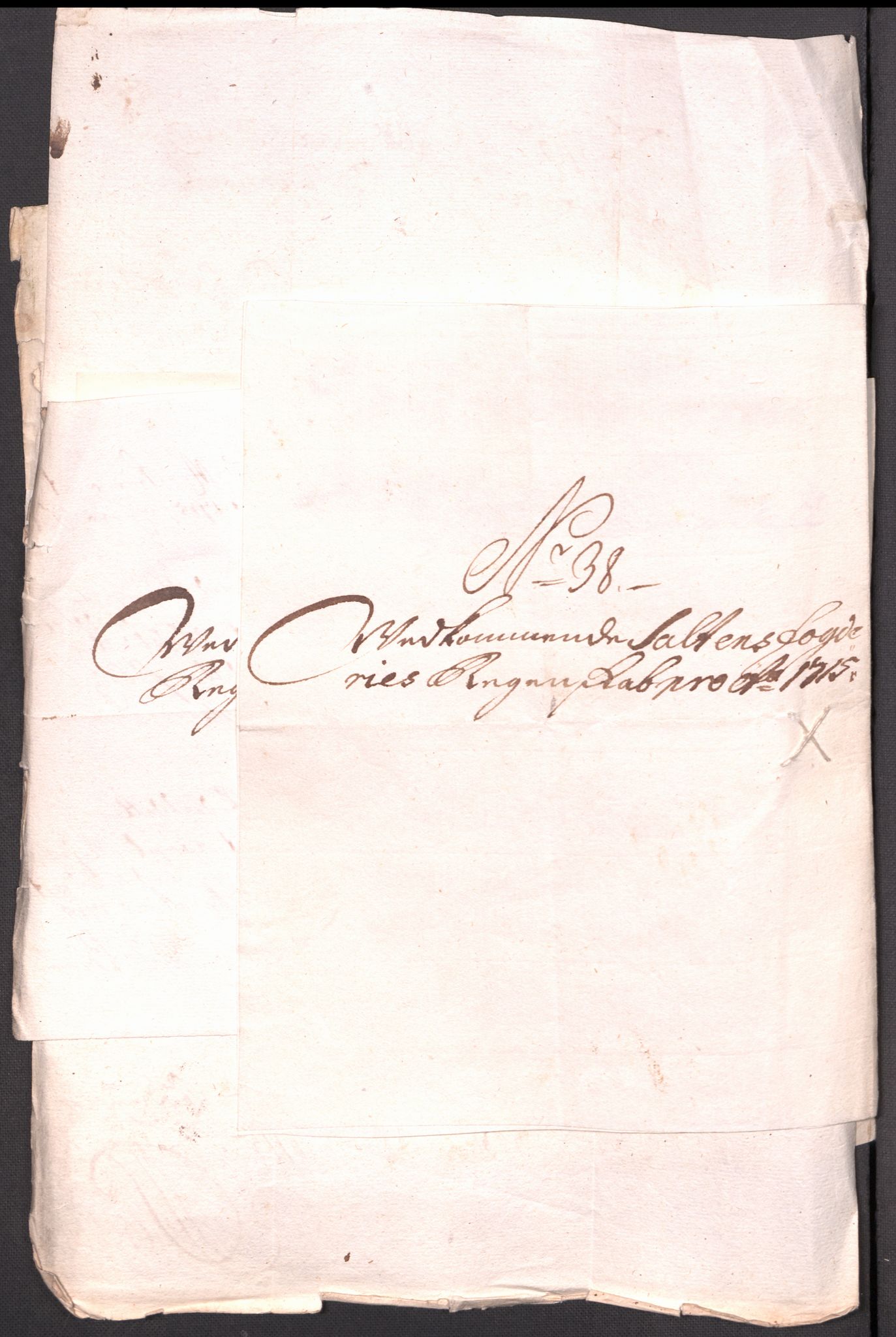 Rentekammeret inntil 1814, Reviderte regnskaper, Fogderegnskap, AV/RA-EA-4092/R66/L4585: Fogderegnskap Salten, 1715, p. 301