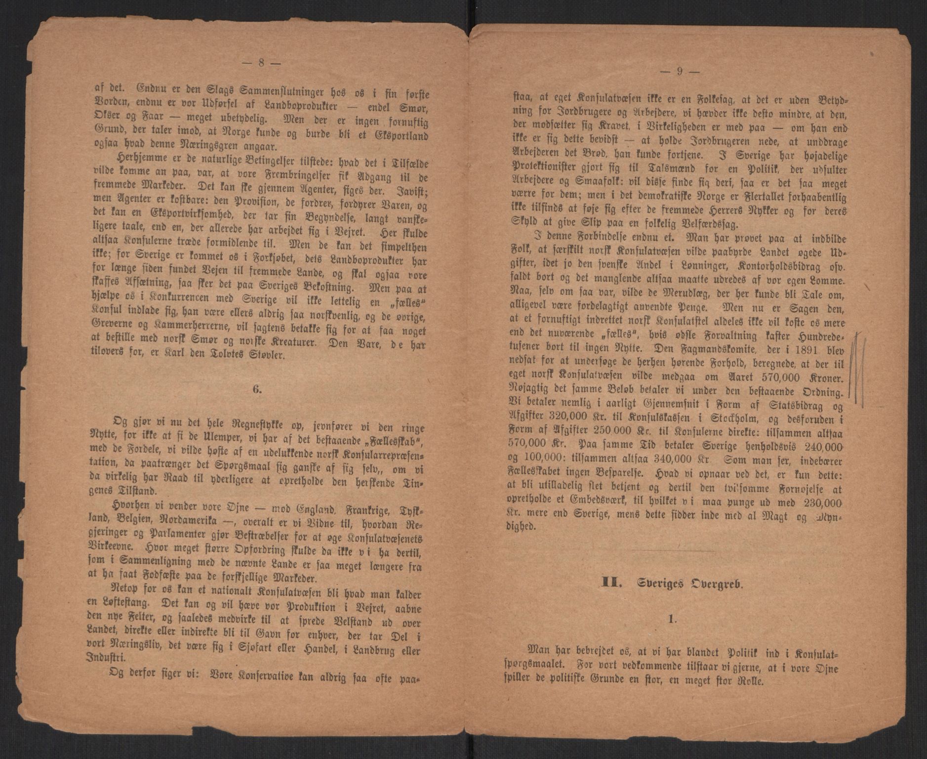 Venstres Hovedorganisasjon, RA/PA-0876/X/L0001: De eldste skrifter, 1860-1936, p. 625