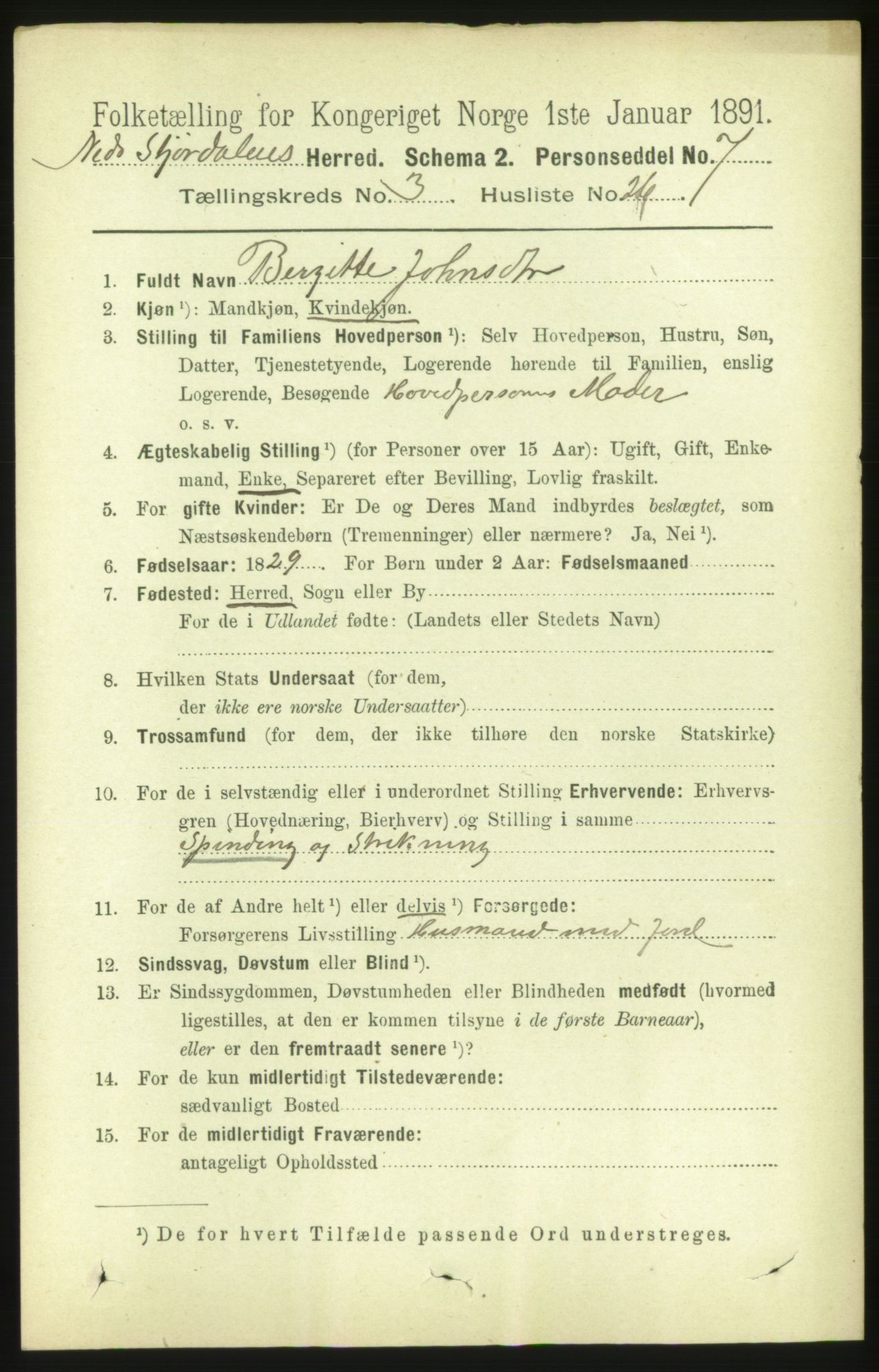 RA, 1891 census for 1714 Nedre Stjørdal, 1891, p. 1218