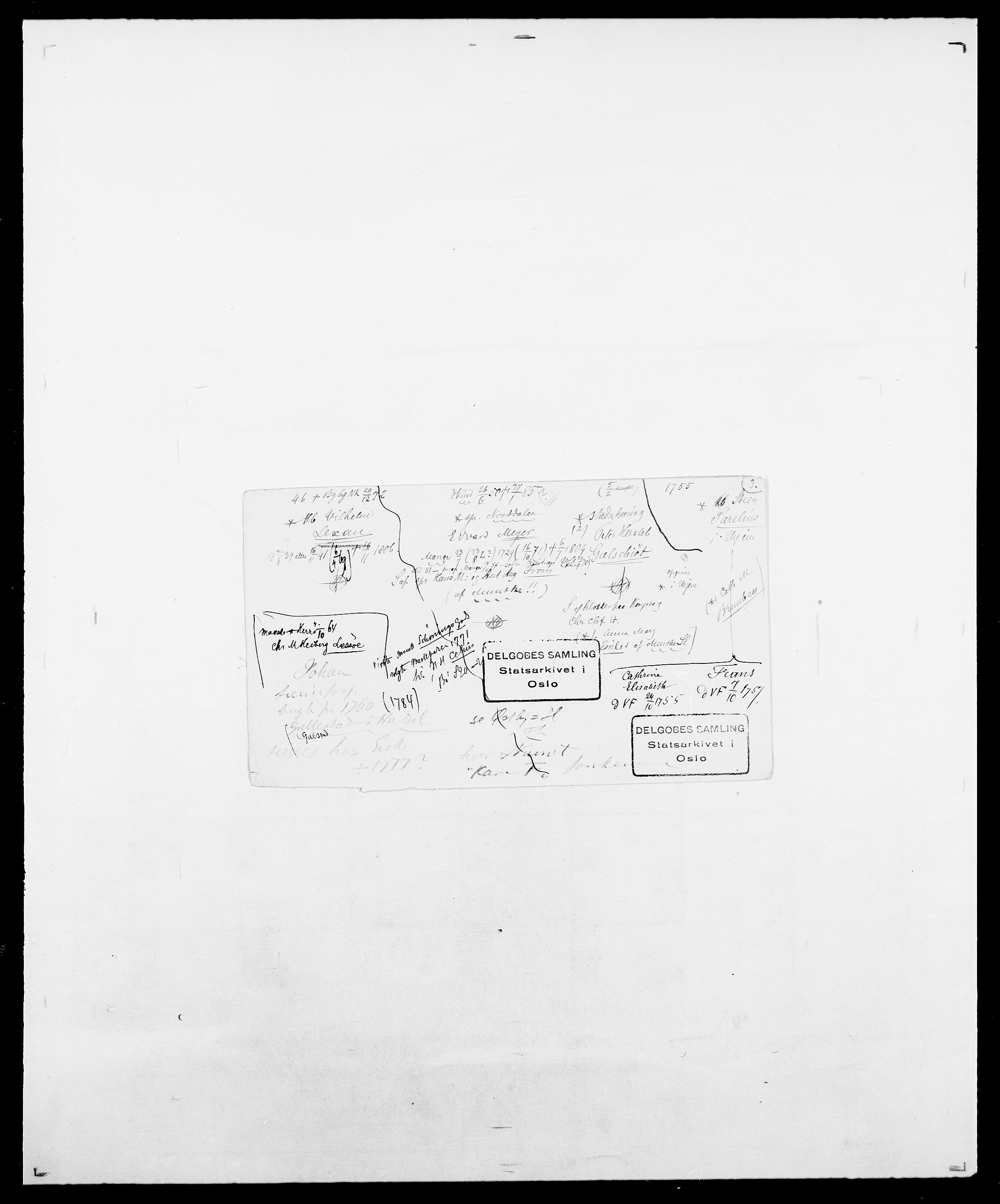 Delgobe, Charles Antoine - samling, AV/SAO-PAO-0038/D/Da/L0023: Lau - Lirvyn, p. 309