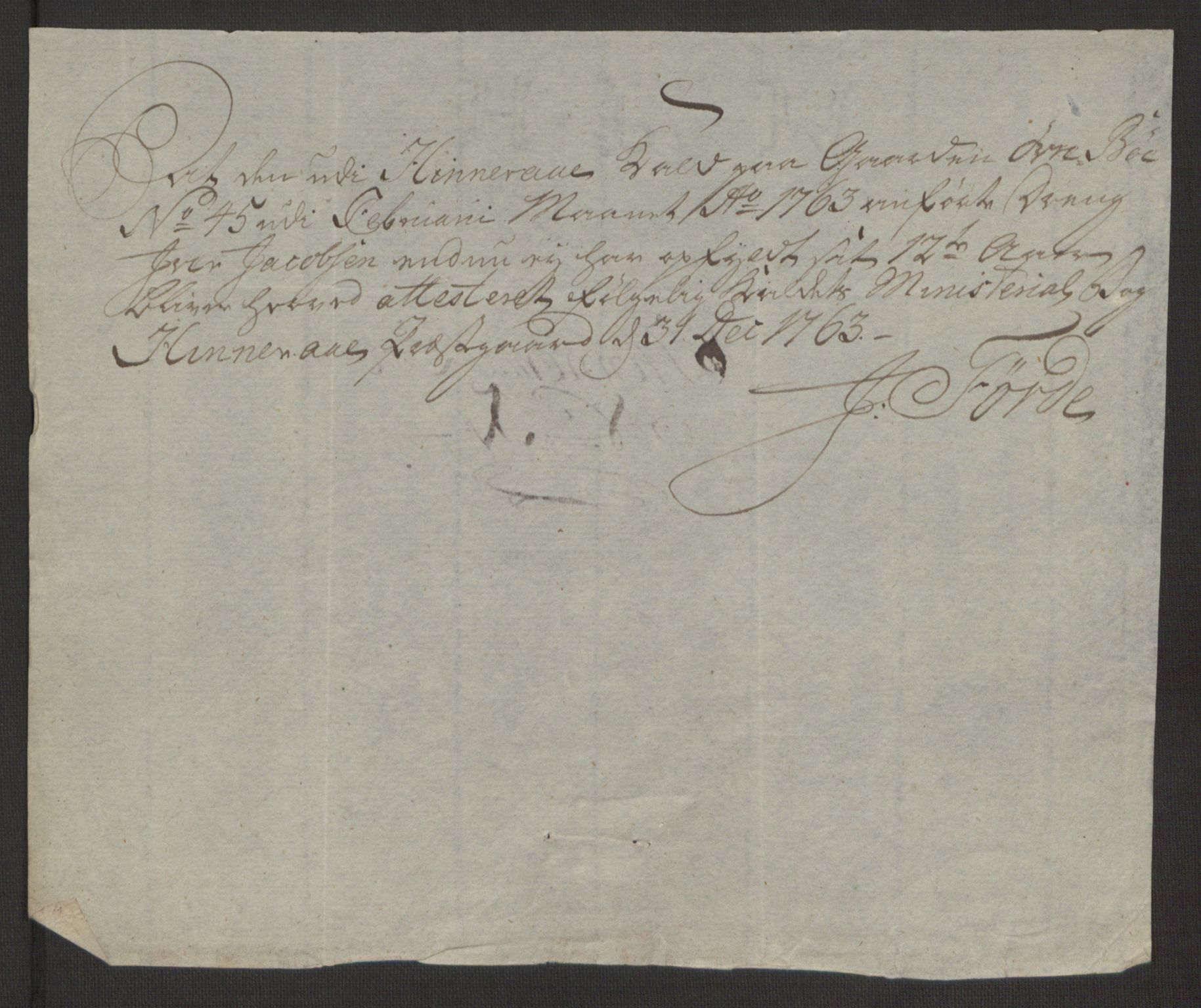 Rentekammeret inntil 1814, Reviderte regnskaper, Hovedkasseregnskaper, AV/RA-EA-4065/Rf/L0072b: Ekstraskatteregnskap, 1762, p. 332