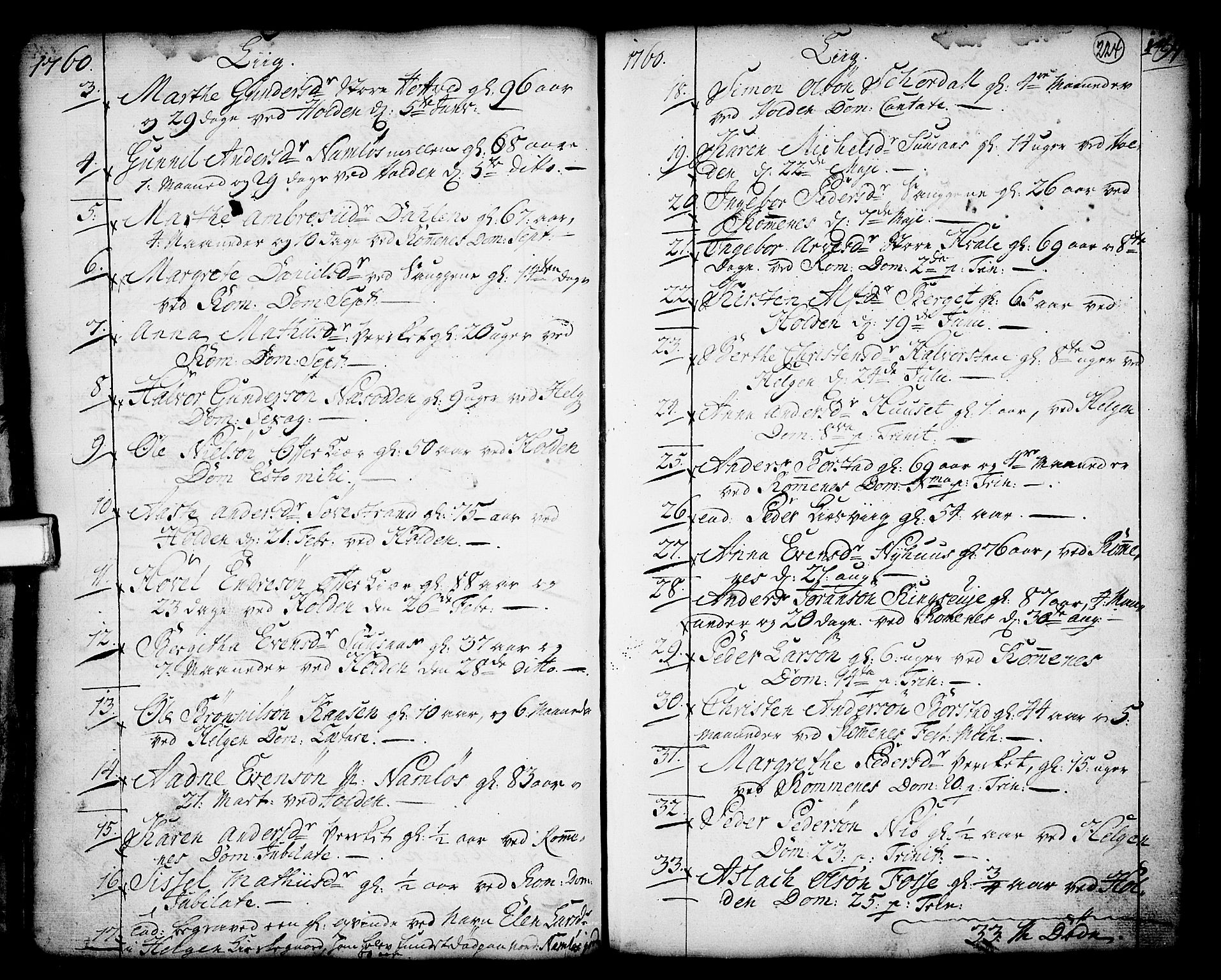 Holla kirkebøker, SAKO/A-272/F/Fa/L0001: Parish register (official) no. 1, 1717-1779, p. 224
