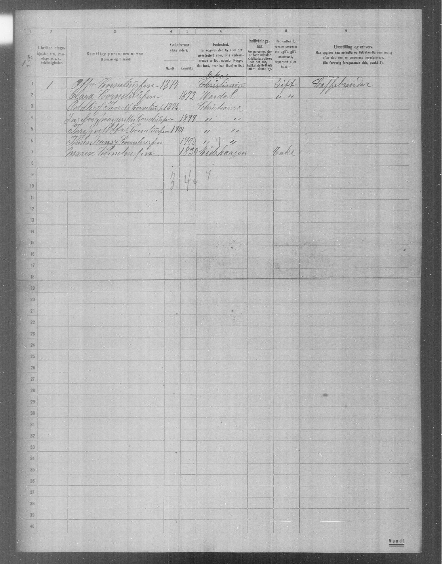 OBA, Municipal Census 1904 for Kristiania, 1904, p. 18675