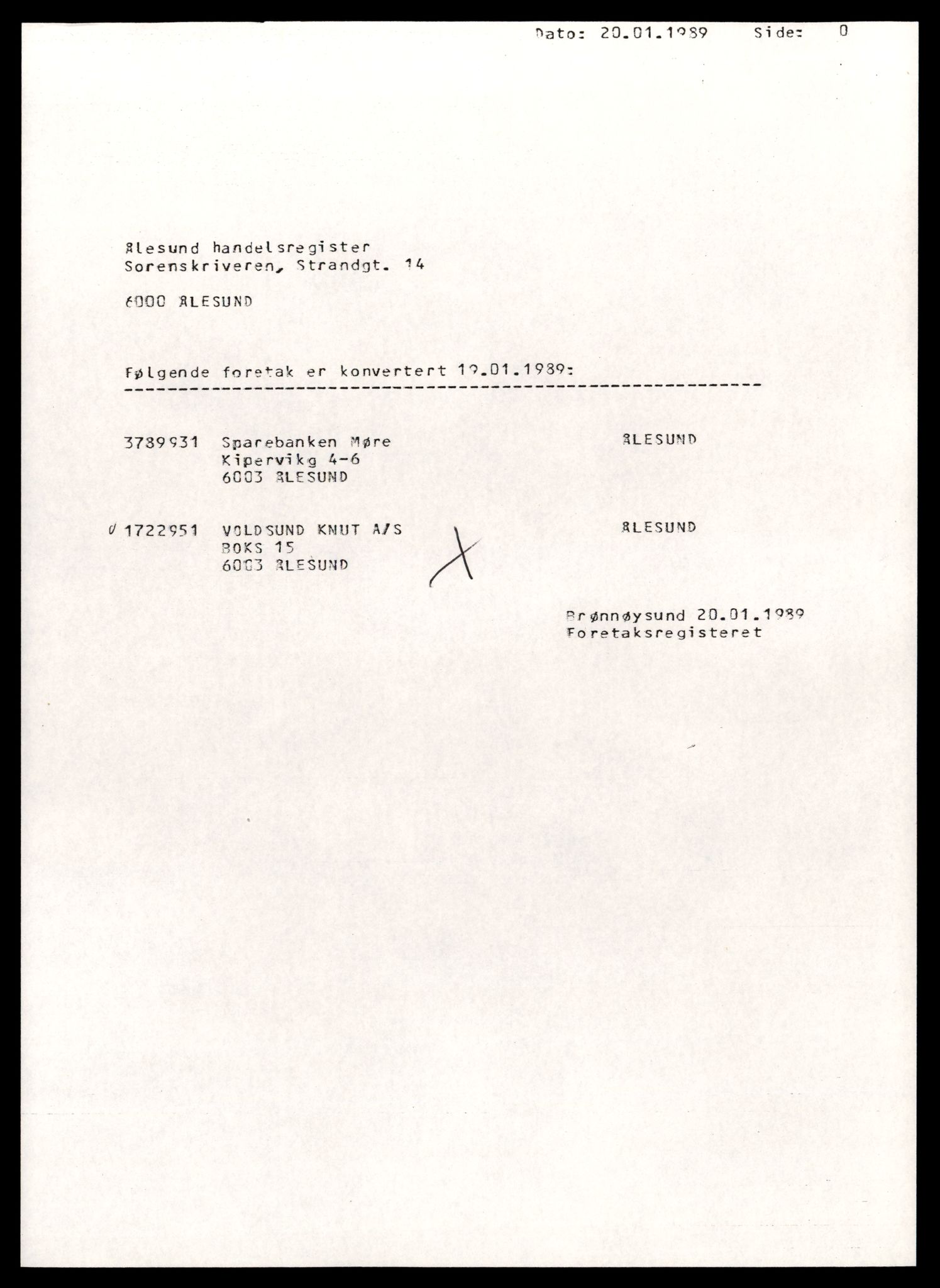 Ålesund sorenskriveri, AV/SAT-A-4383/2/J/Jd/Jde/L0076: Bilag. Aksjeselskap og andelslag Vo - West N, 1927-1989, p. 3