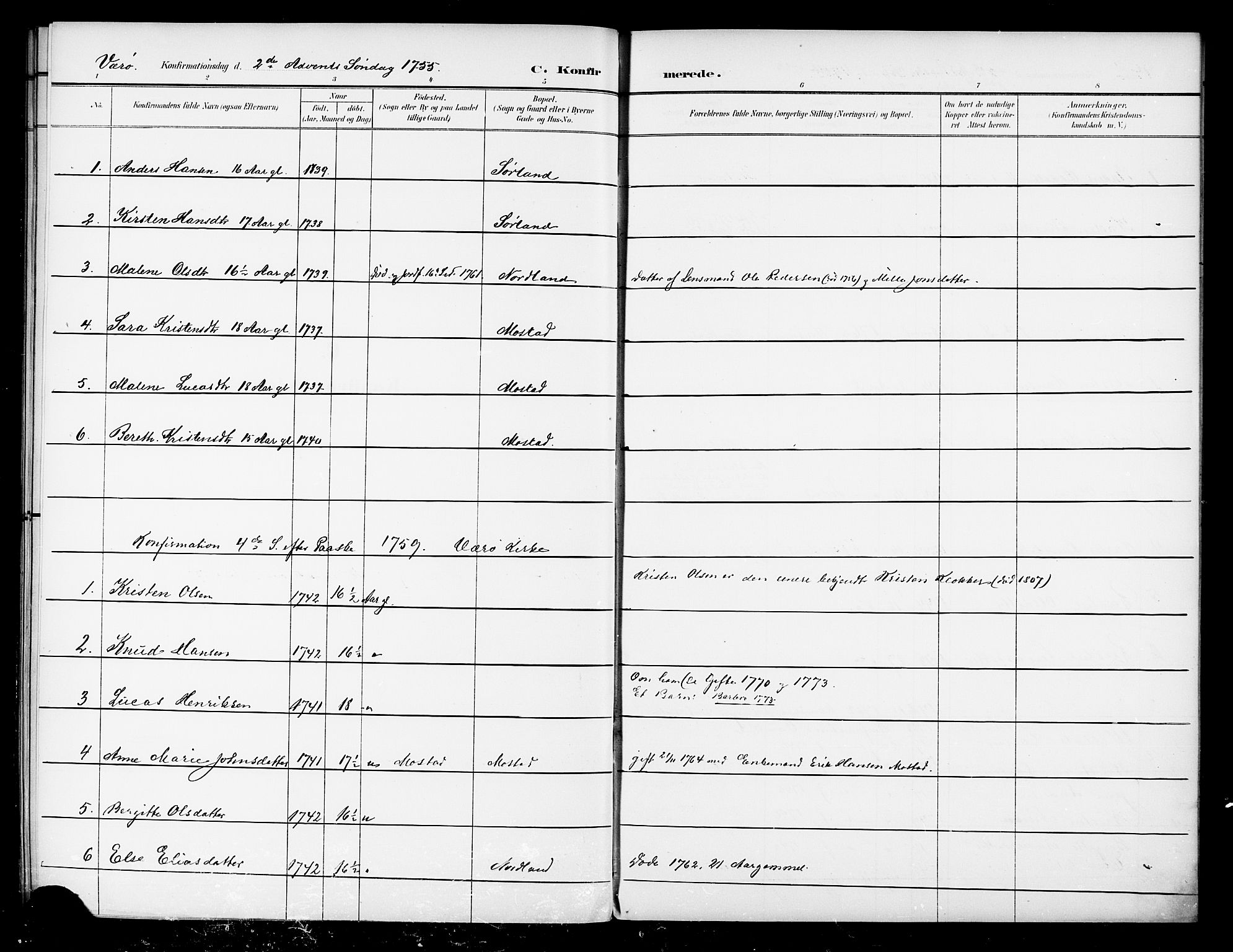 Ministerialprotokoller, klokkerbøker og fødselsregistre - Nordland, AV/SAT-A-1459/807/L0127: Parish register transcript no. 807D01, 1752-1788