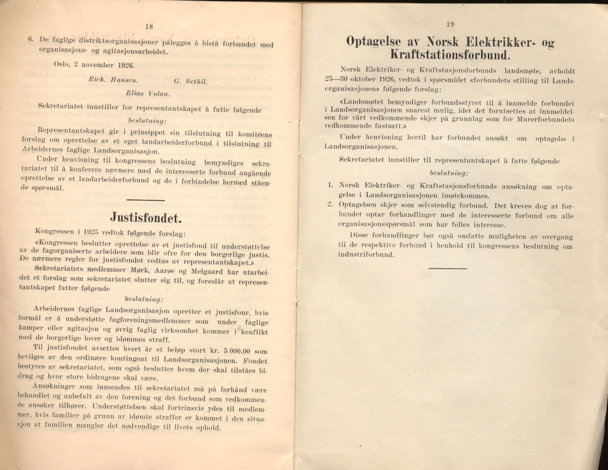 Landsorganisasjonen i Norge, AAB/ARK-1579, 1911-1953, p. 32