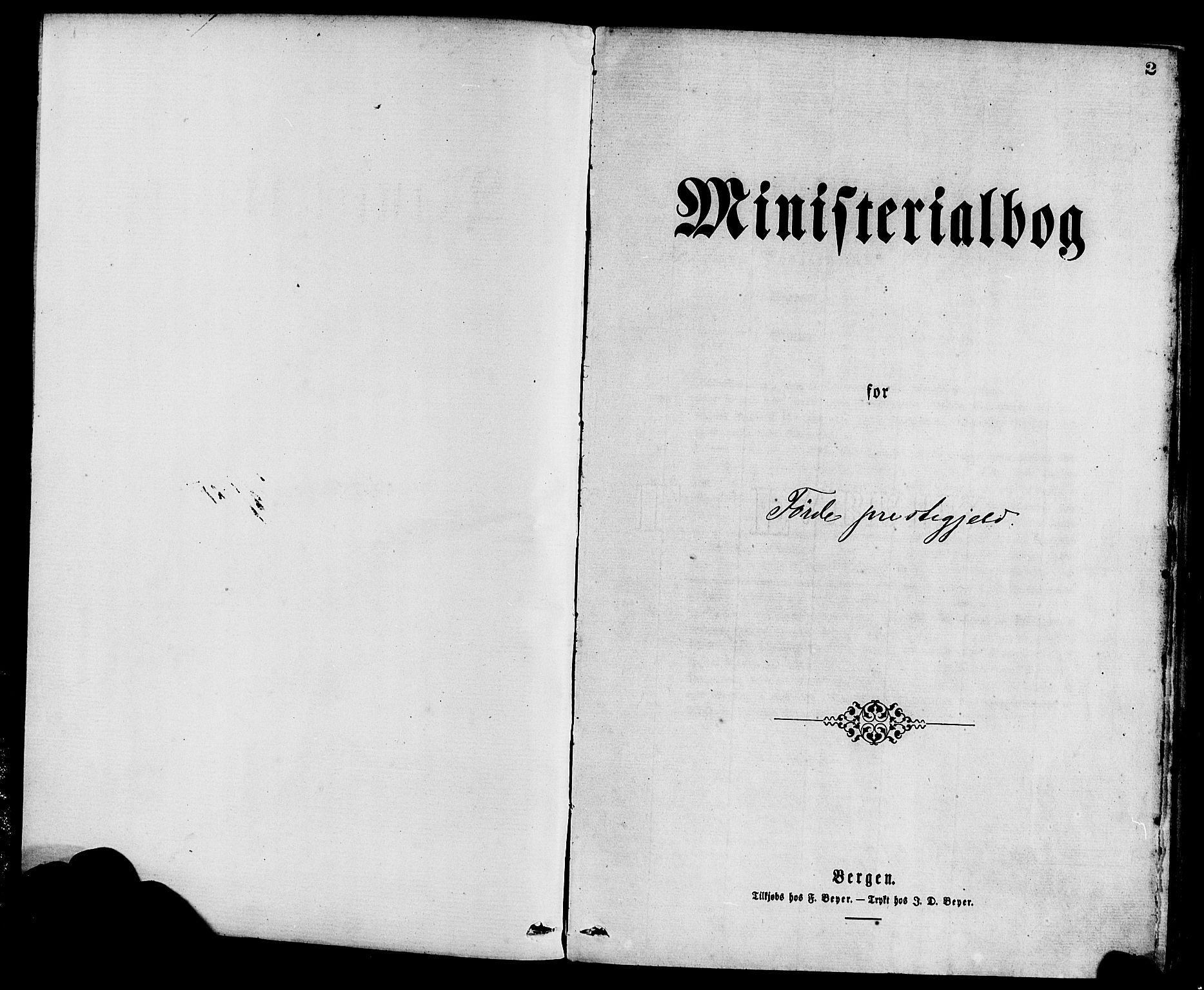Førde sokneprestembete, SAB/A-79901/H/Haa/Haaa/L0011: Parish register (official) no. A 11, 1877-1880, p. 2