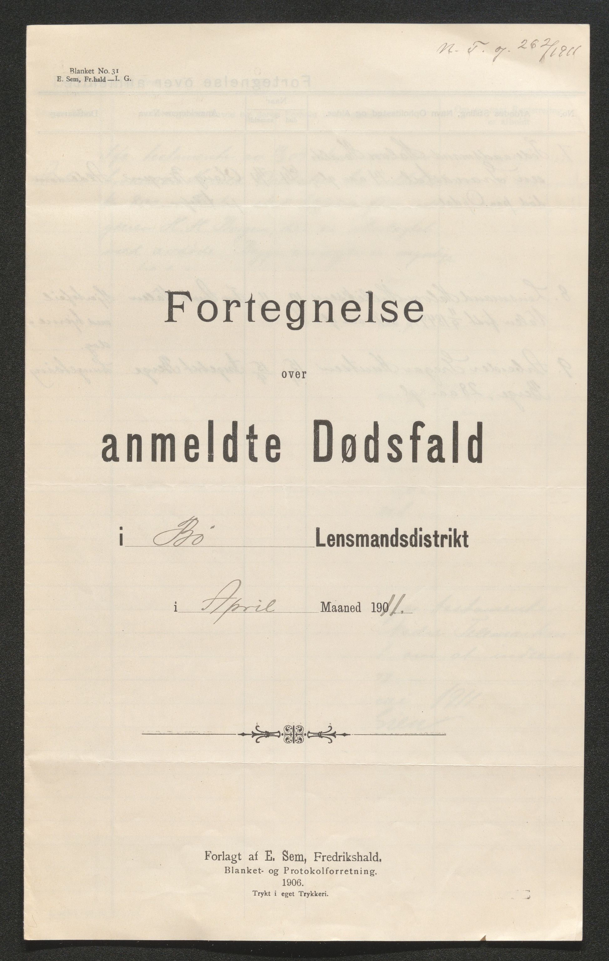 Nedre Telemark sorenskriveri, AV/SAKO-A-135/H/Ha/Hab/L0005: Dødsfallsfortegnelser
, 1911-1916, p. 17