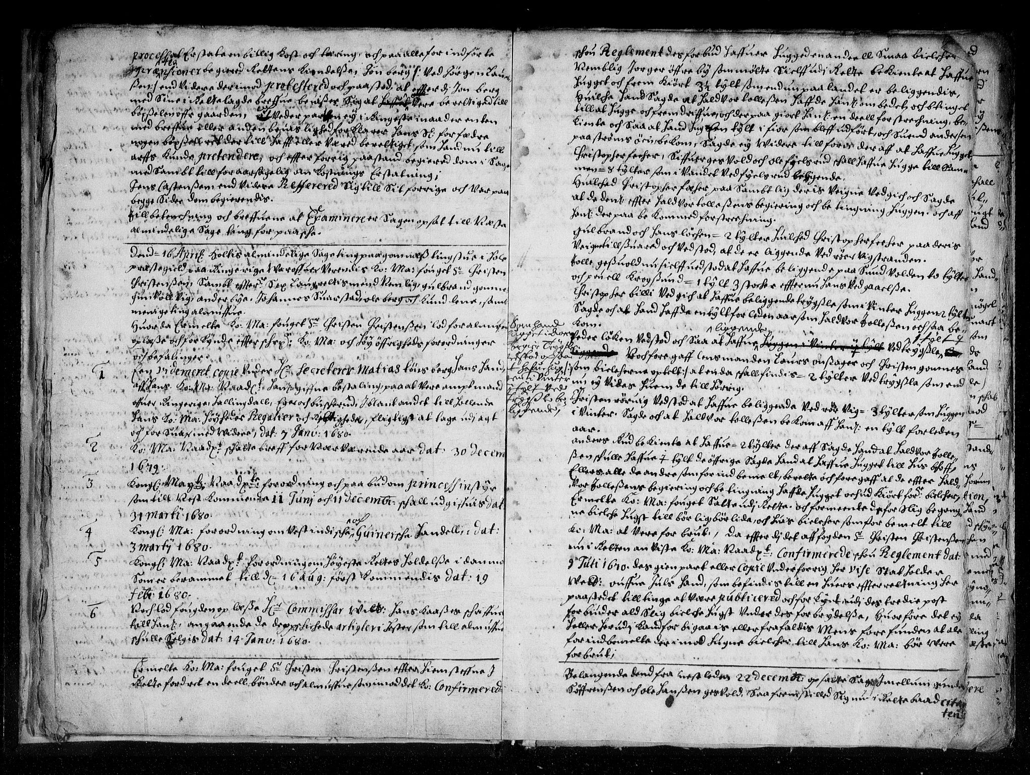 Ringerike og Hallingdal sorenskriveri, AV/SAKO-A-81/F/Fa/Fab/L0008: Tingbok - Sorenskriveriet, 1680