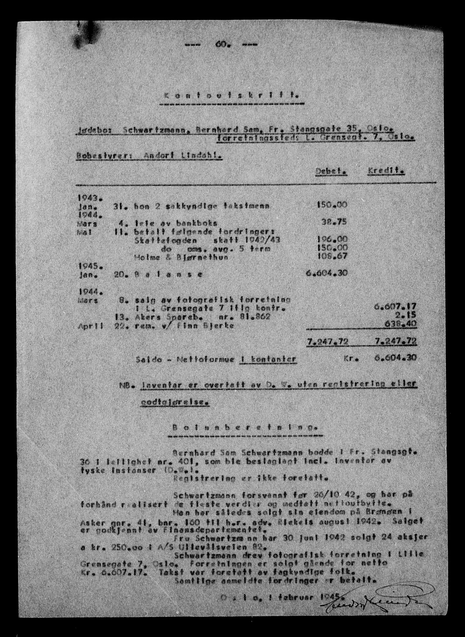 Justisdepartementet, Tilbakeføringskontoret for inndratte formuer, AV/RA-S-1564/H/Hc/Hcc/L0979: --, 1945-1947, p. 434