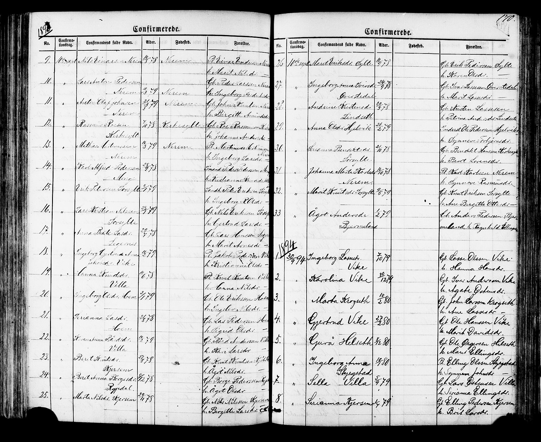 Ministerialprotokoller, klokkerbøker og fødselsregistre - Møre og Romsdal, AV/SAT-A-1454/541/L0547: Parish register (copy) no. 541C02, 1867-1921, p. 170