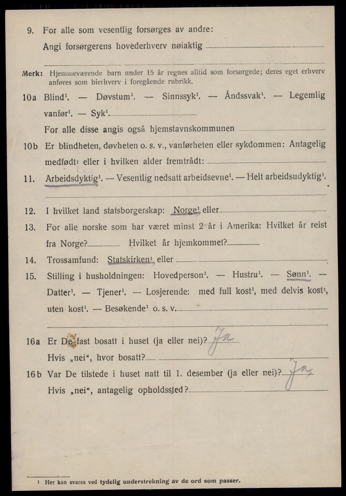 SAT, 1920 census for Edøy, 1920, p. 2195