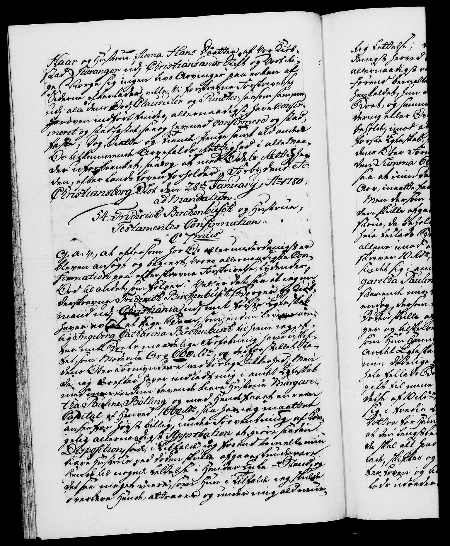 Danske Kanselli 1572-1799, RA/EA-3023/F/Fc/Fca/Fcaa/L0048: Norske registre, 1779-1781, p. 243b