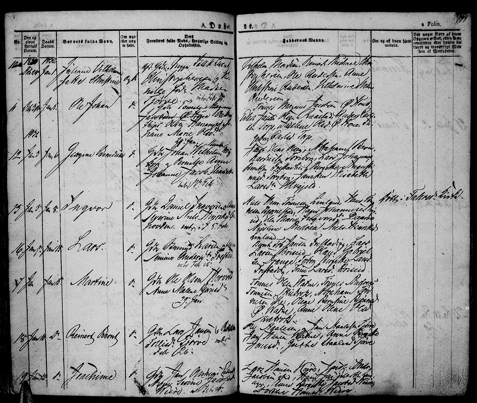 Lista sokneprestkontor, AV/SAK-1111-0027/F/Fa/L0008: Parish register (official) no. A 8, 1823-1835, p. 99