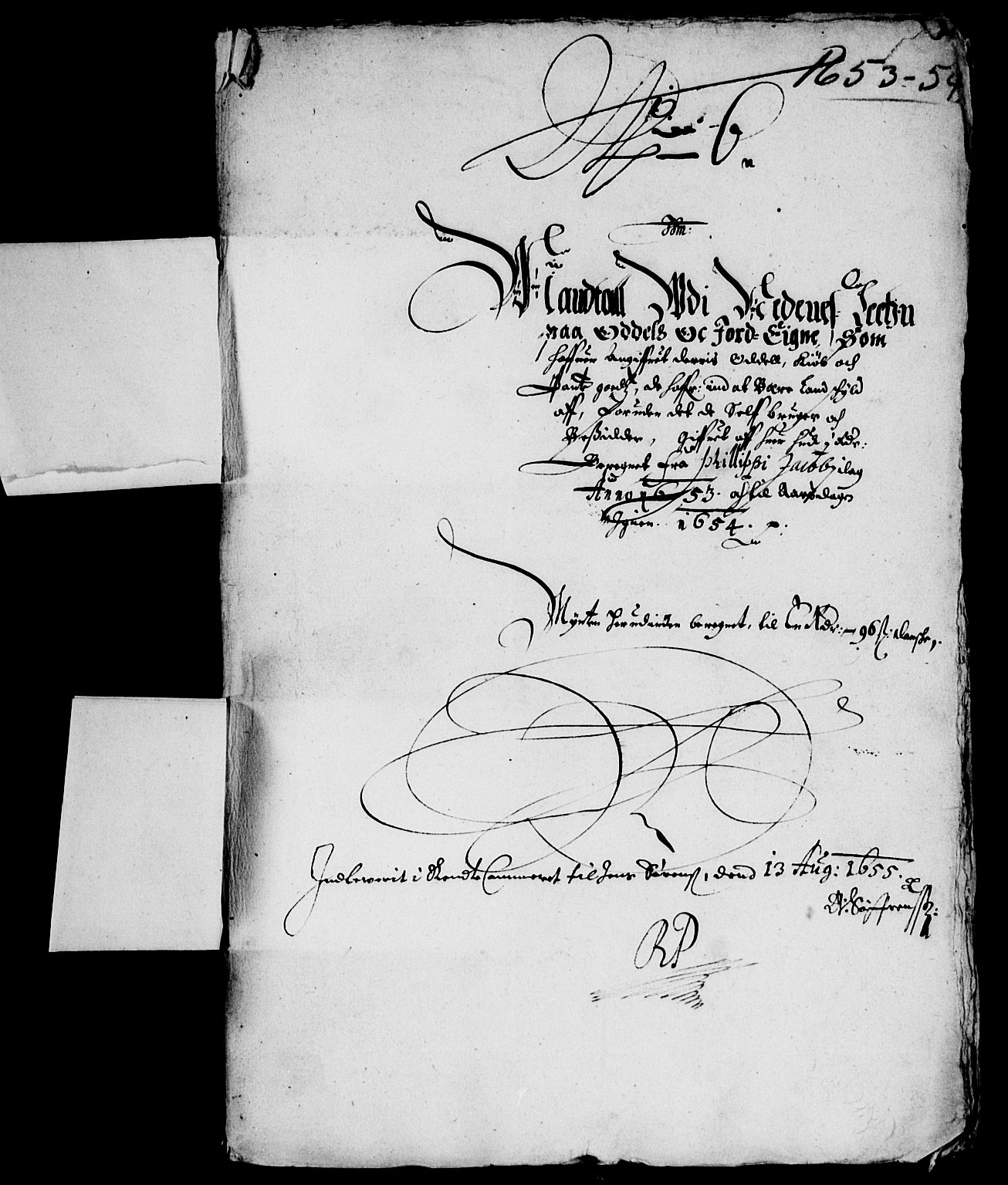 Rentekammeret inntil 1814, Reviderte regnskaper, Lensregnskaper, AV/RA-EA-5023/R/Rb/Rbq/L0042: Nedenes len. Mandals len. Råbyggelag., 1652-1655