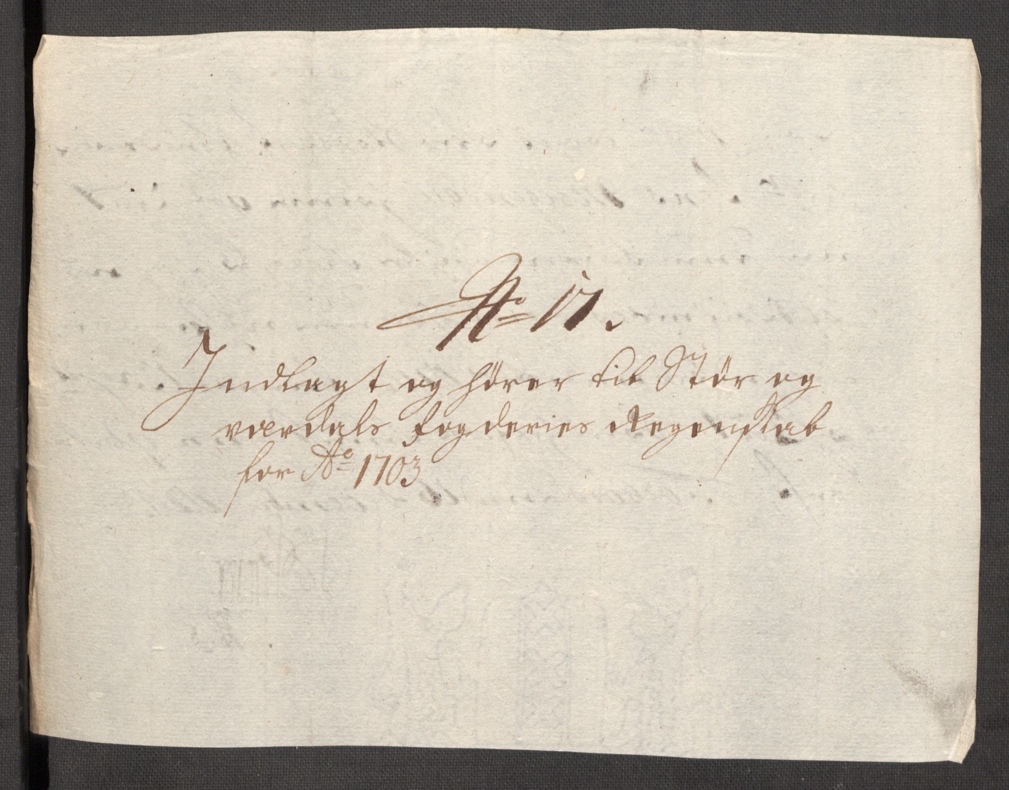 Rentekammeret inntil 1814, Reviderte regnskaper, Fogderegnskap, AV/RA-EA-4092/R62/L4194: Fogderegnskap Stjørdal og Verdal, 1703, p. 200