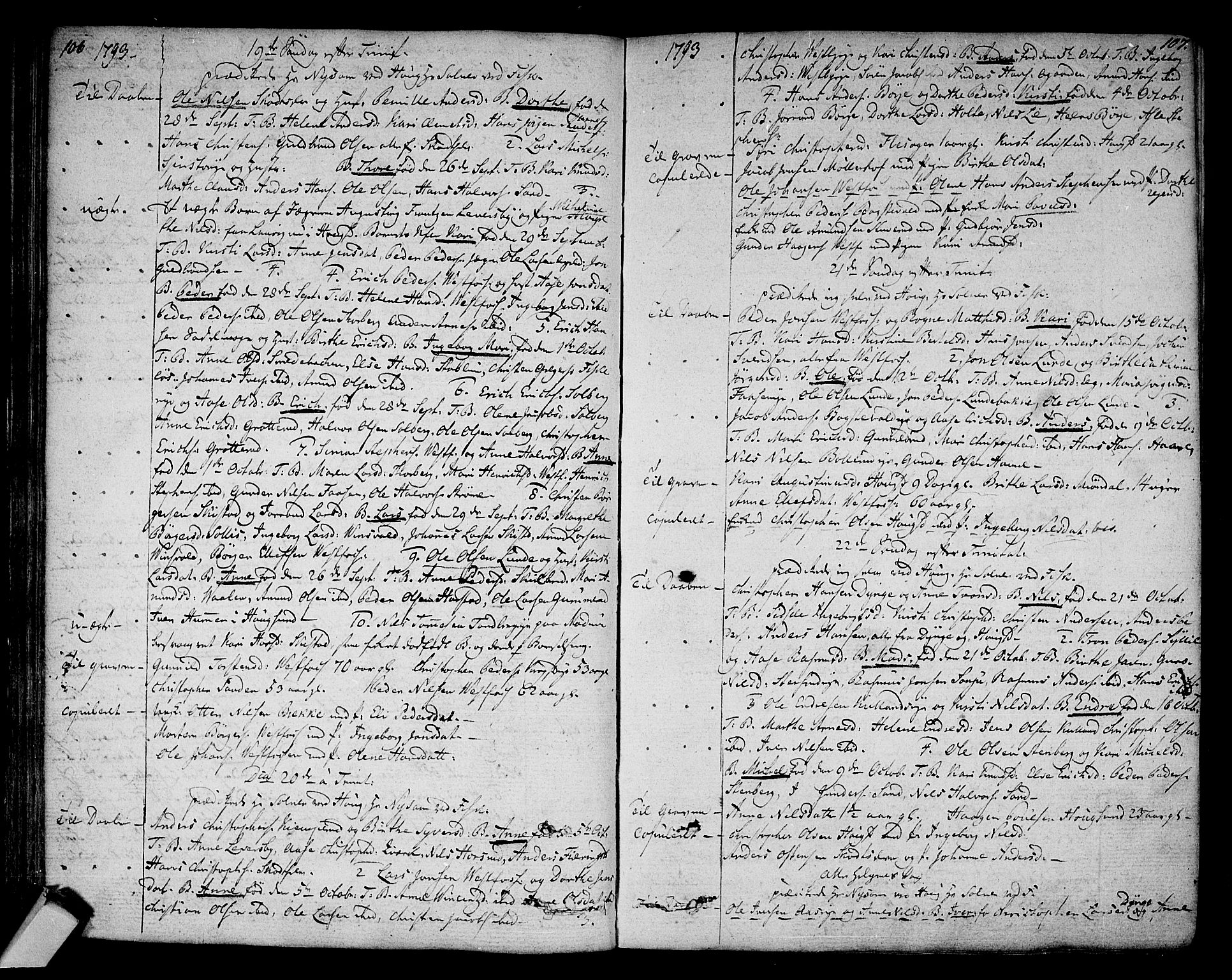 Eiker kirkebøker, SAKO/A-4/F/Fa/L0009: Parish register (official) no. I 9, 1789-1806, p. 106-107