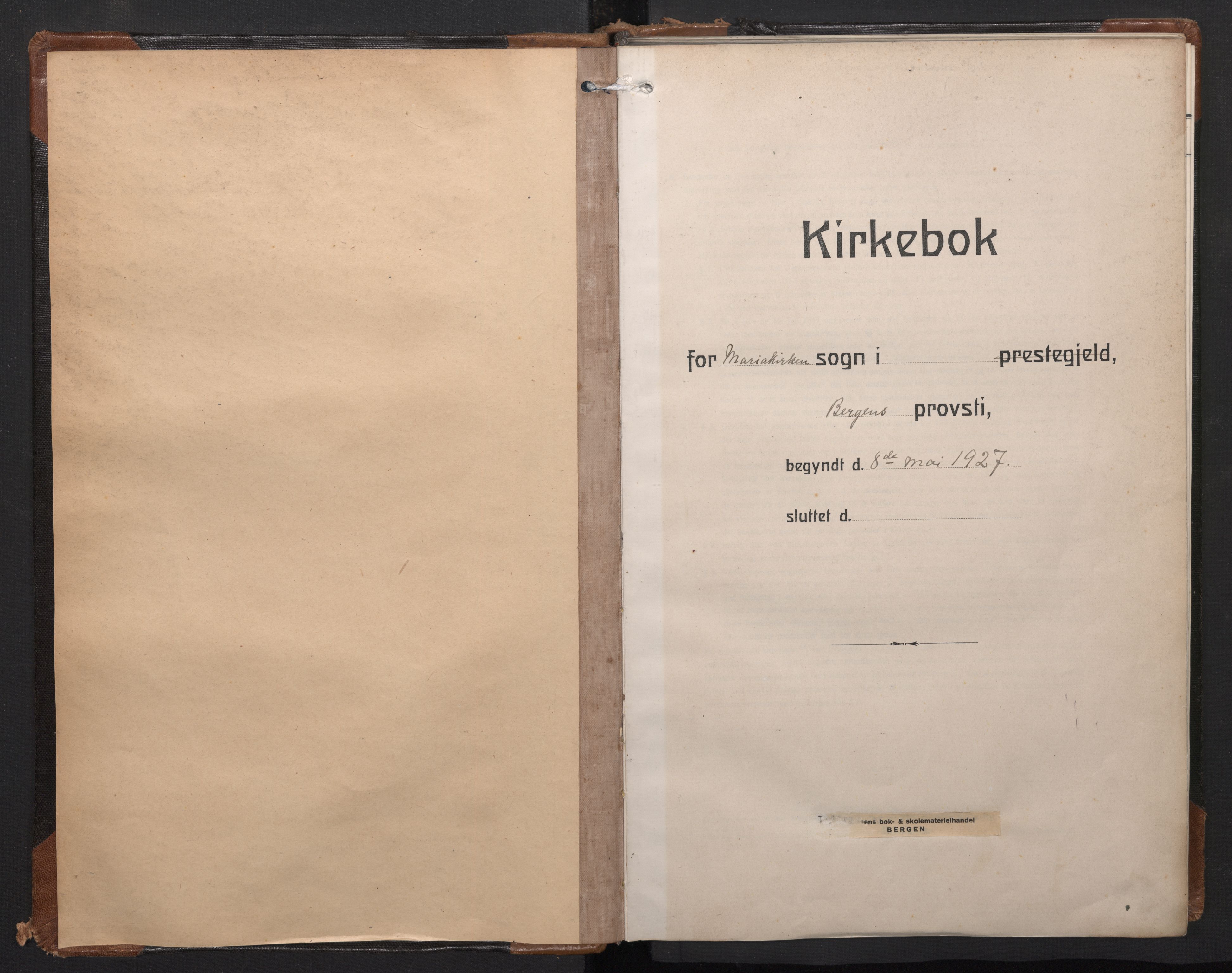 Mariakirken Sokneprestembete, SAB/A-76901/H/Haa/L0016: Parish register (official) no. C 4, 1927-1938