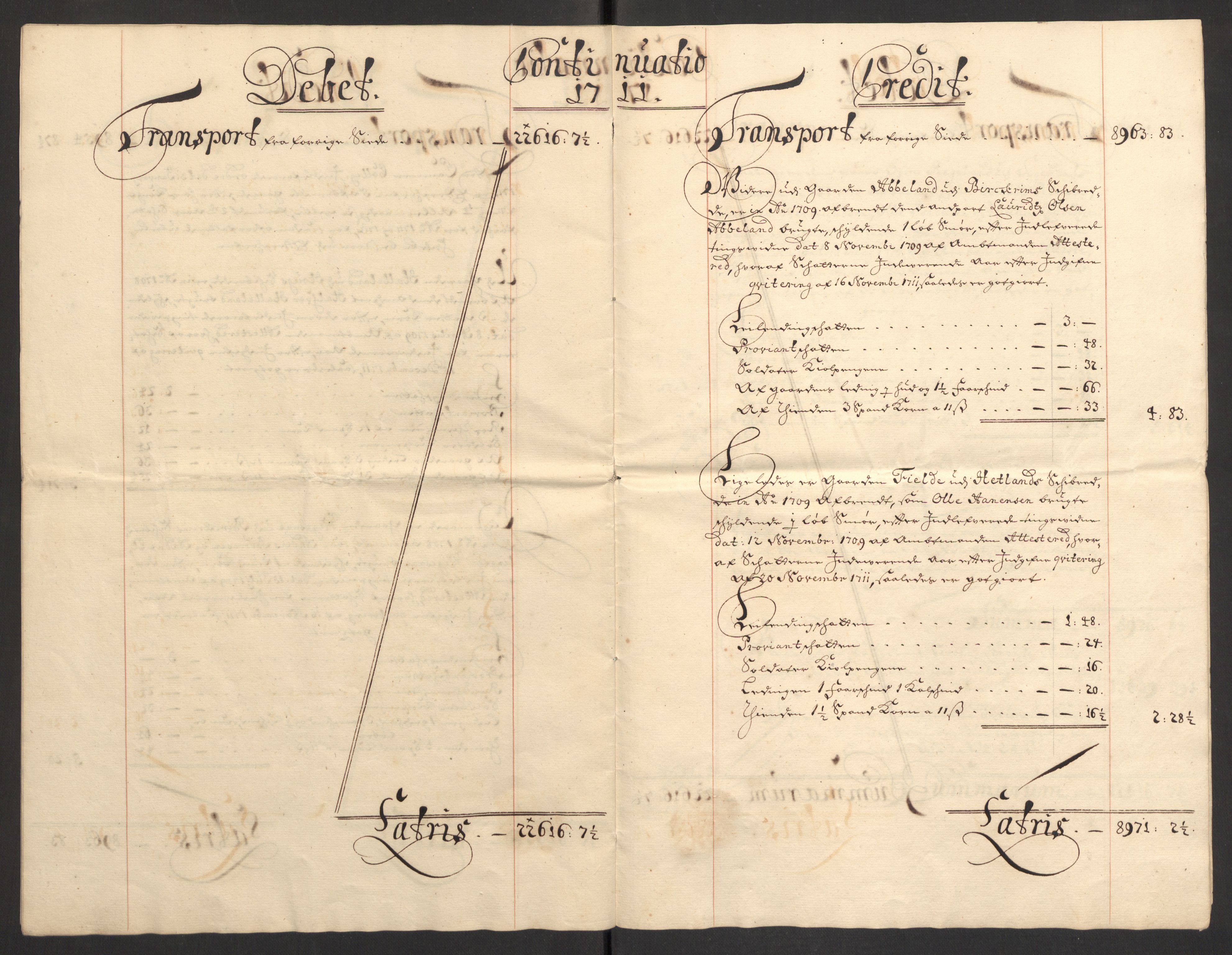 Rentekammeret inntil 1814, Reviderte regnskaper, Fogderegnskap, AV/RA-EA-4092/R46/L2735: Fogderegnskap Jæren og Dalane, 1711, p. 45