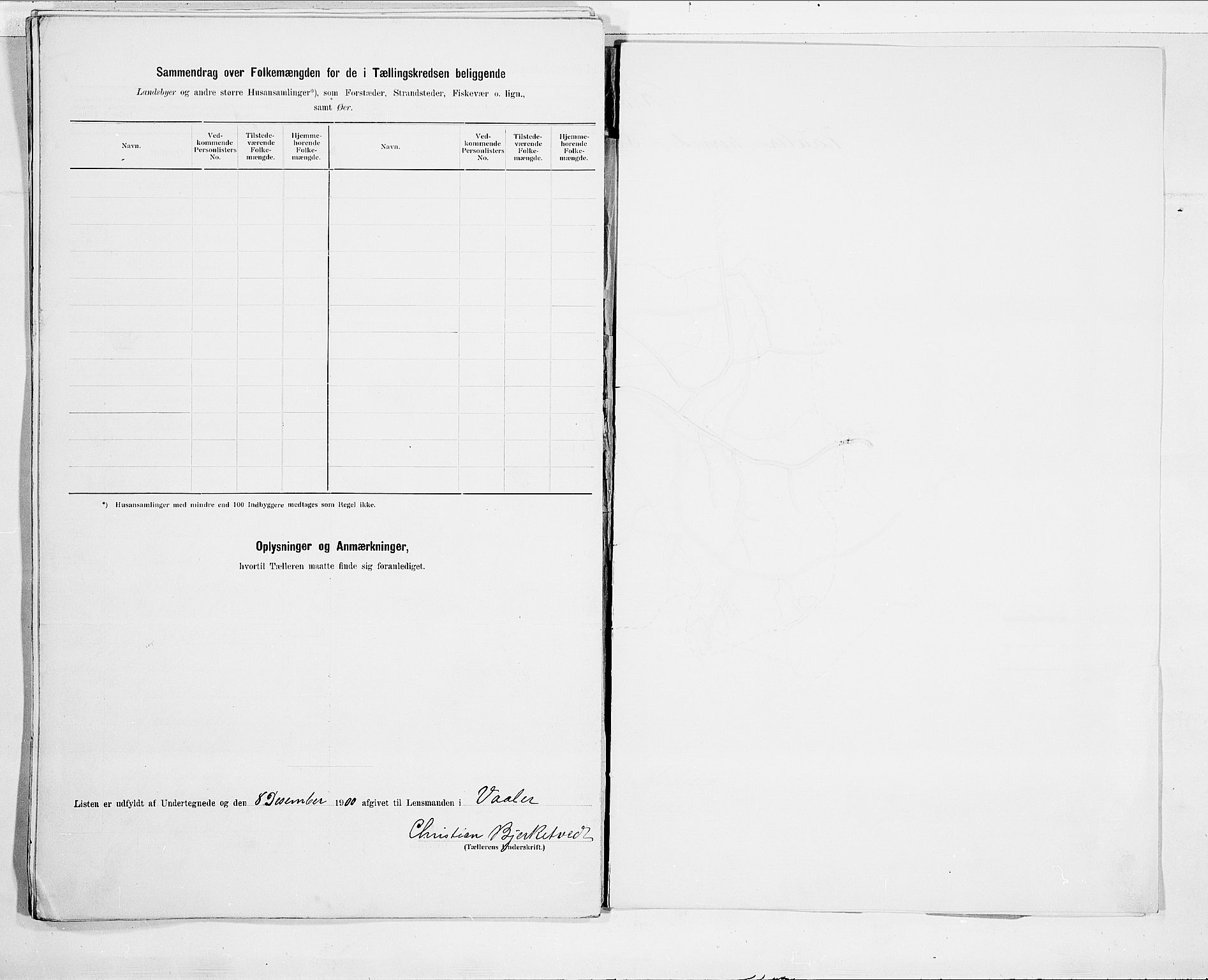 SAO, 1900 census for Våler, 1900, p. 22