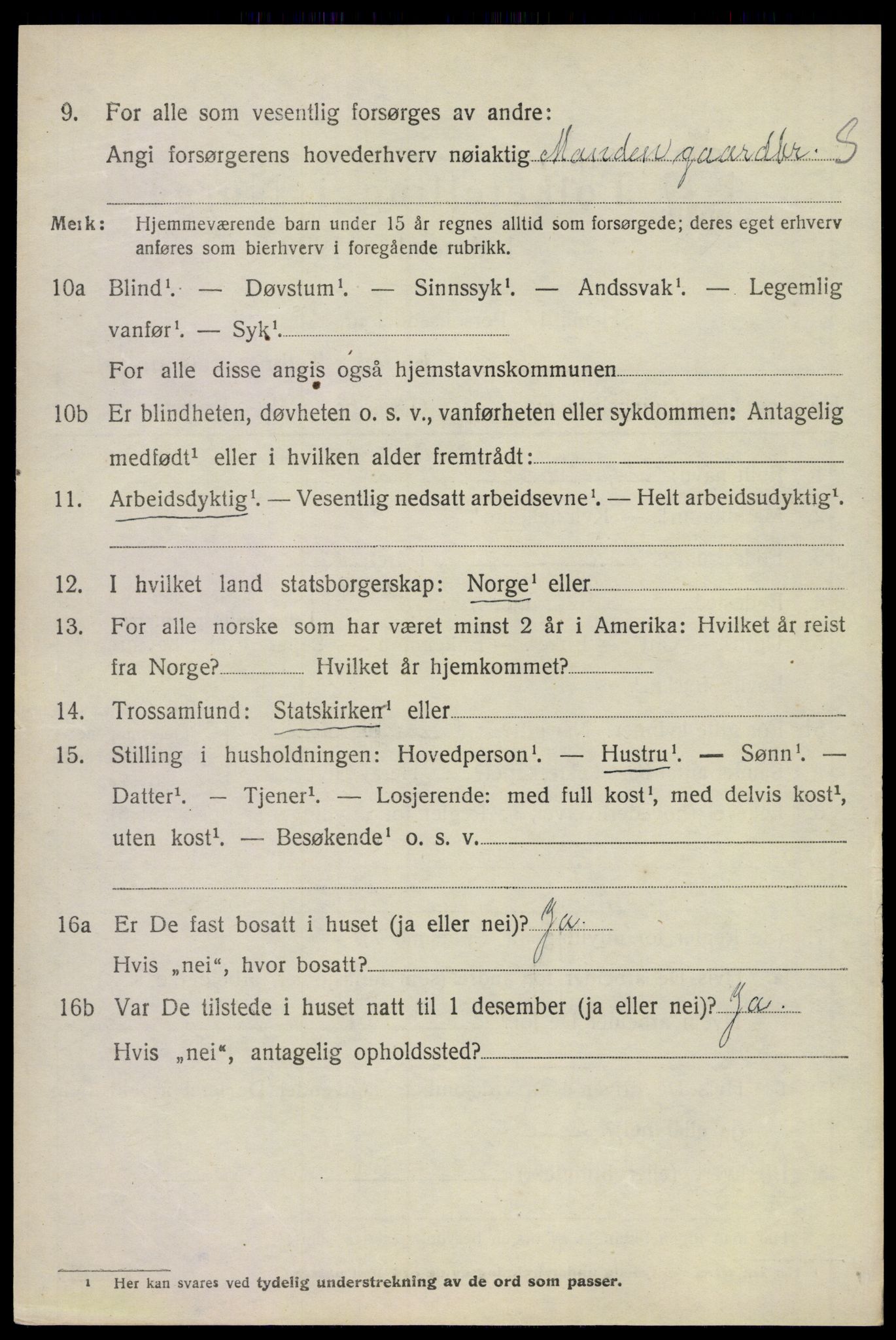 SAKO, 1920 census for Sem, 1920, p. 10804