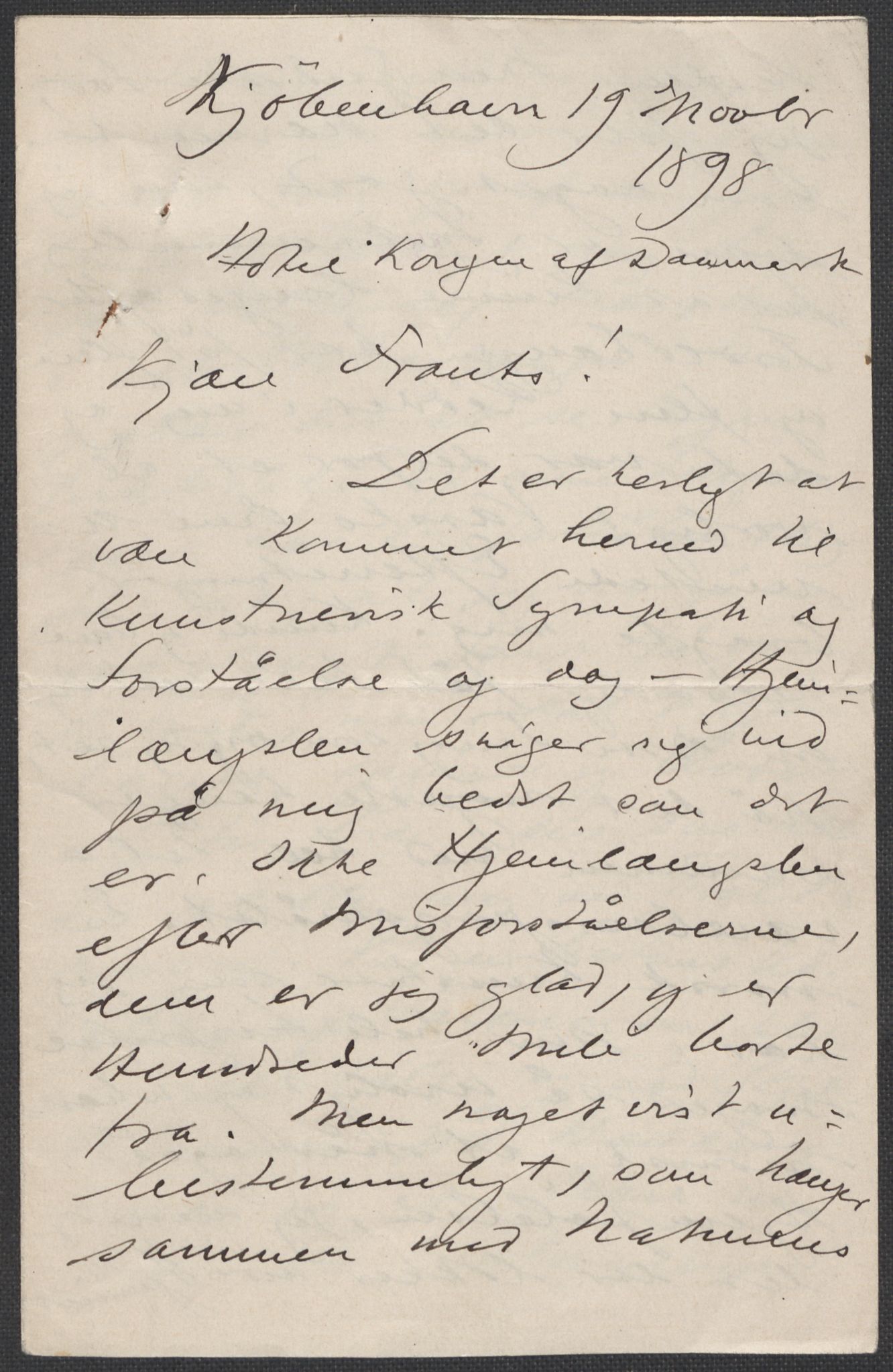 Beyer, Frants, AV/RA-PA-0132/F/L0001: Brev fra Edvard Grieg til Frantz Beyer og "En del optegnelser som kan tjene til kommentar til brevene" av Marie Beyer, 1872-1907, p. 529