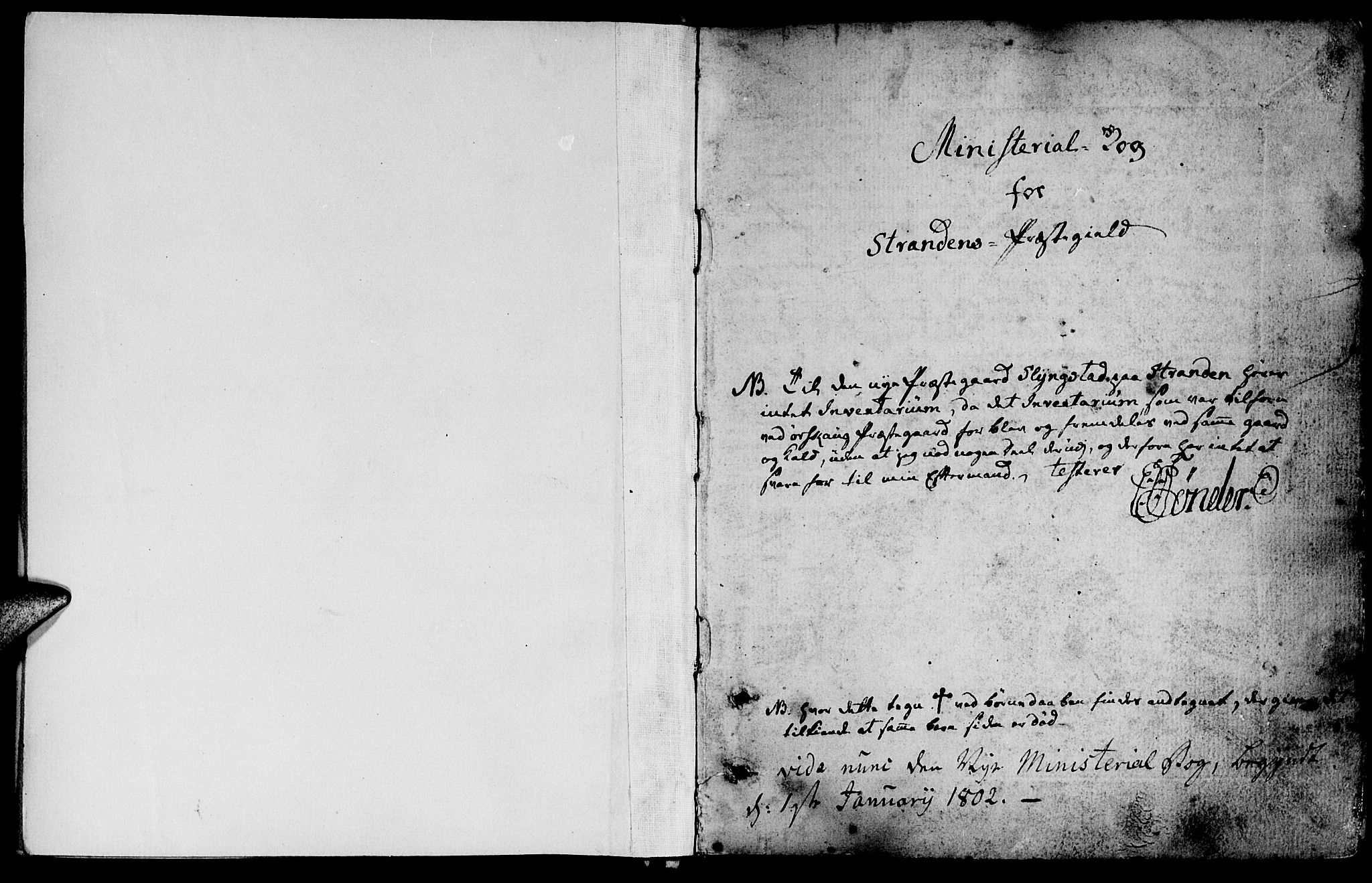 Ministerialprotokoller, klokkerbøker og fødselsregistre - Møre og Romsdal, SAT/A-1454/520/L0271: Parish register (official) no. 520A01, 1759-1801, p. 0-1