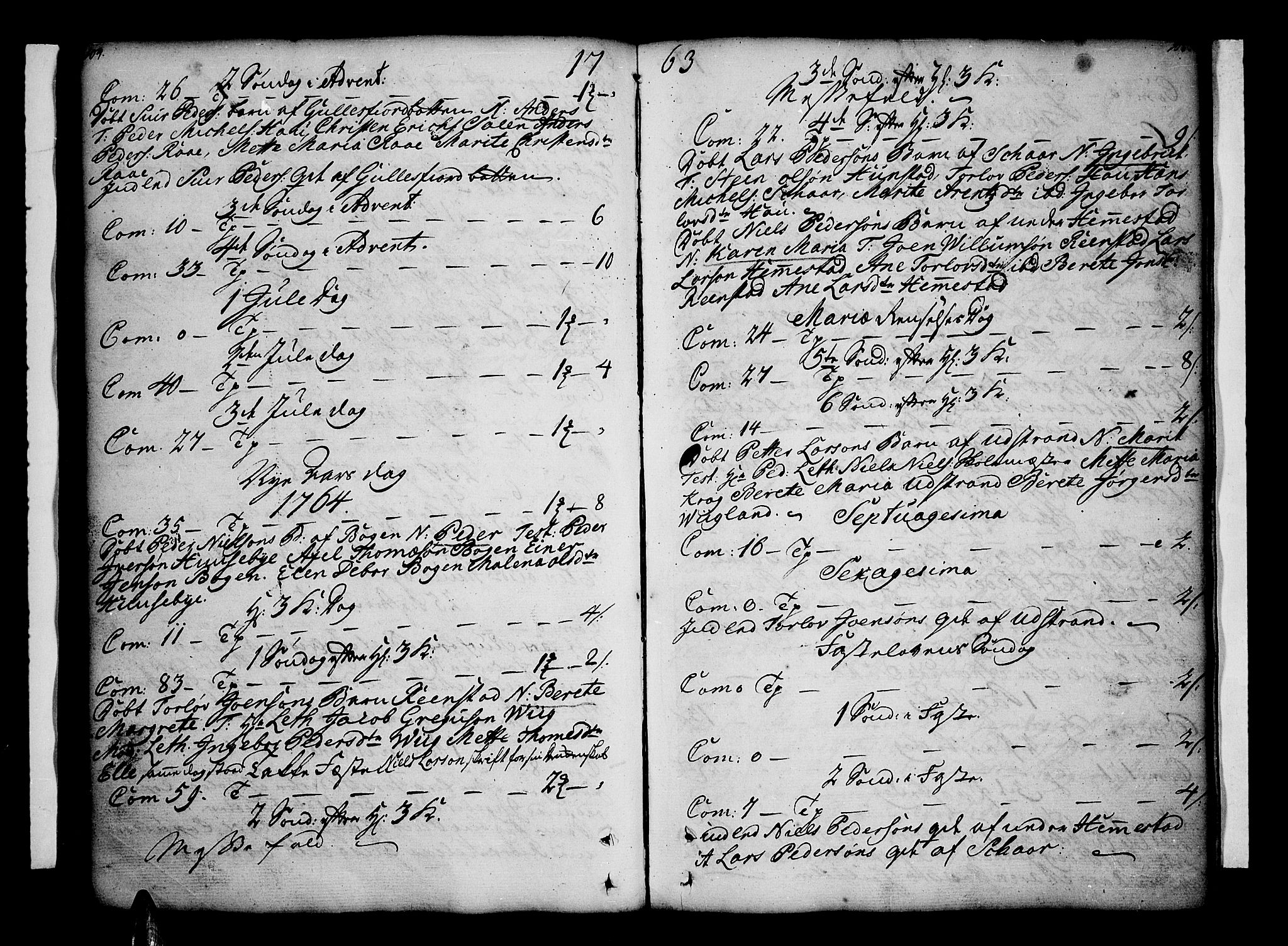 Kvæfjord sokneprestkontor, AV/SATØ-S-1323/G/Ga/Gaa/L0001kirke: Parish register (official) no. 1, 1751-1822, p. 104-105