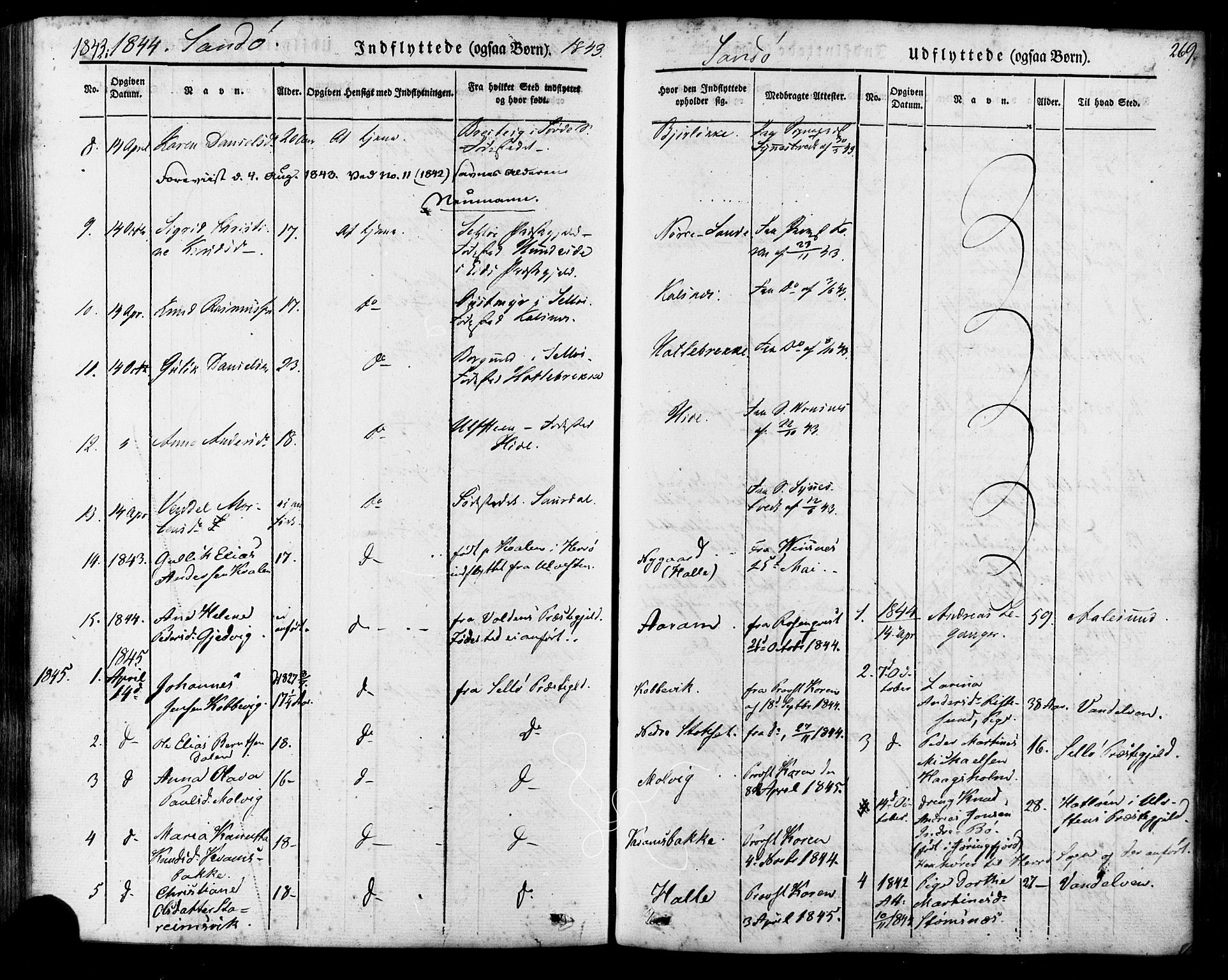 Ministerialprotokoller, klokkerbøker og fødselsregistre - Møre og Romsdal, AV/SAT-A-1454/503/L0034: Parish register (official) no. 503A02, 1841-1884, p. 269