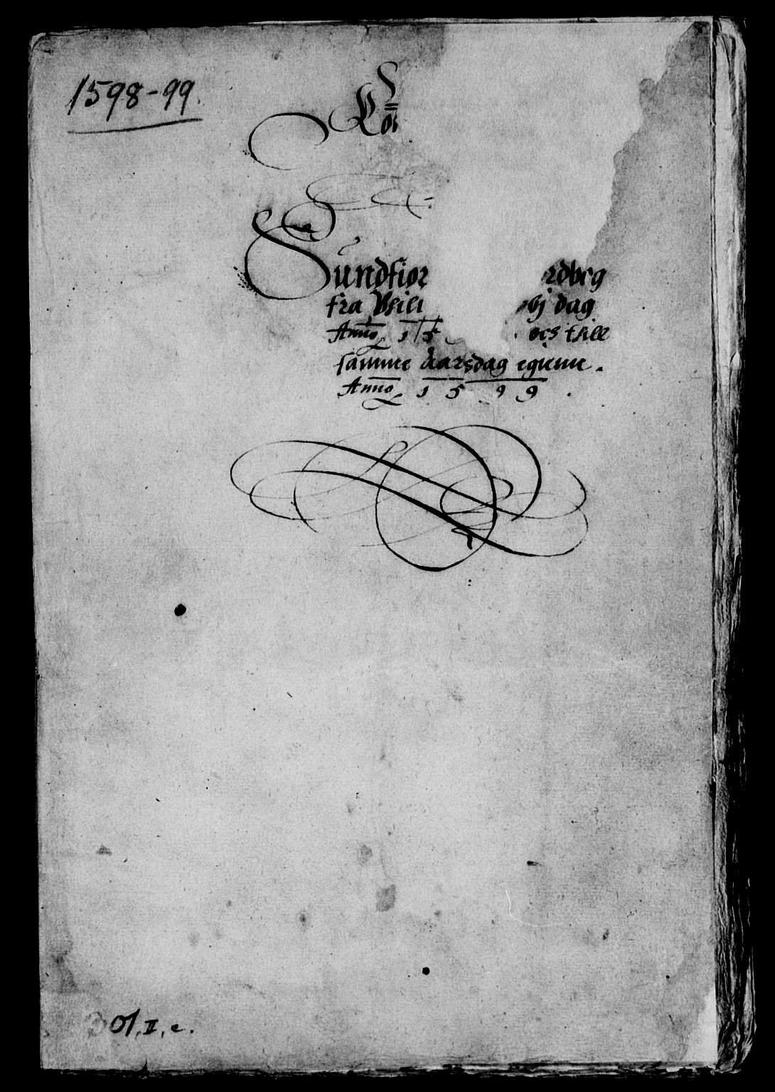 Rentekammeret inntil 1814, Reviderte regnskaper, Lensregnskaper, AV/RA-EA-5023/R/Rb/Rbt/L0002: Bergenhus len, 1597-1599