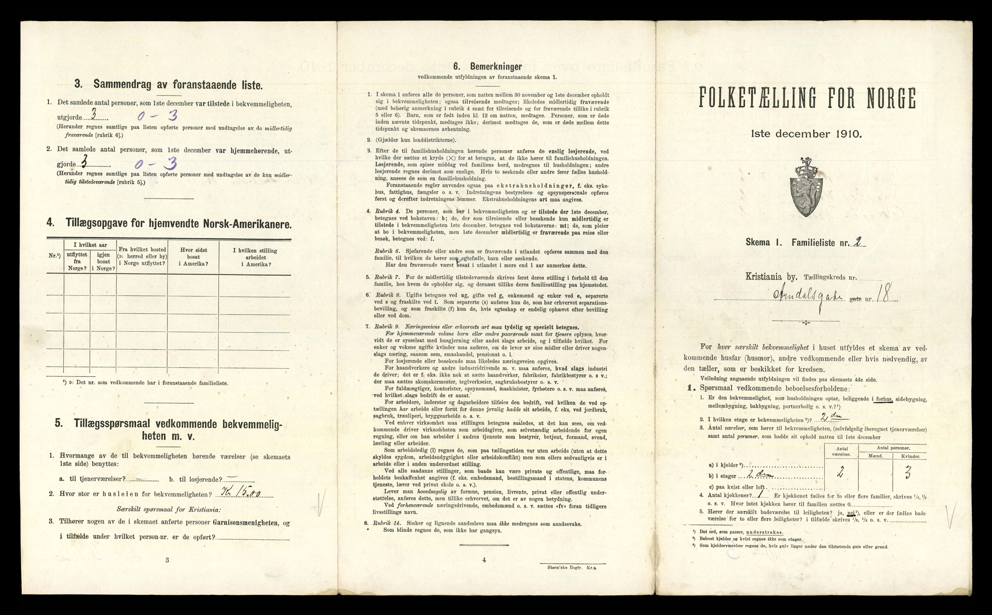 RA, 1910 census for Kristiania, 1910, p. 3513