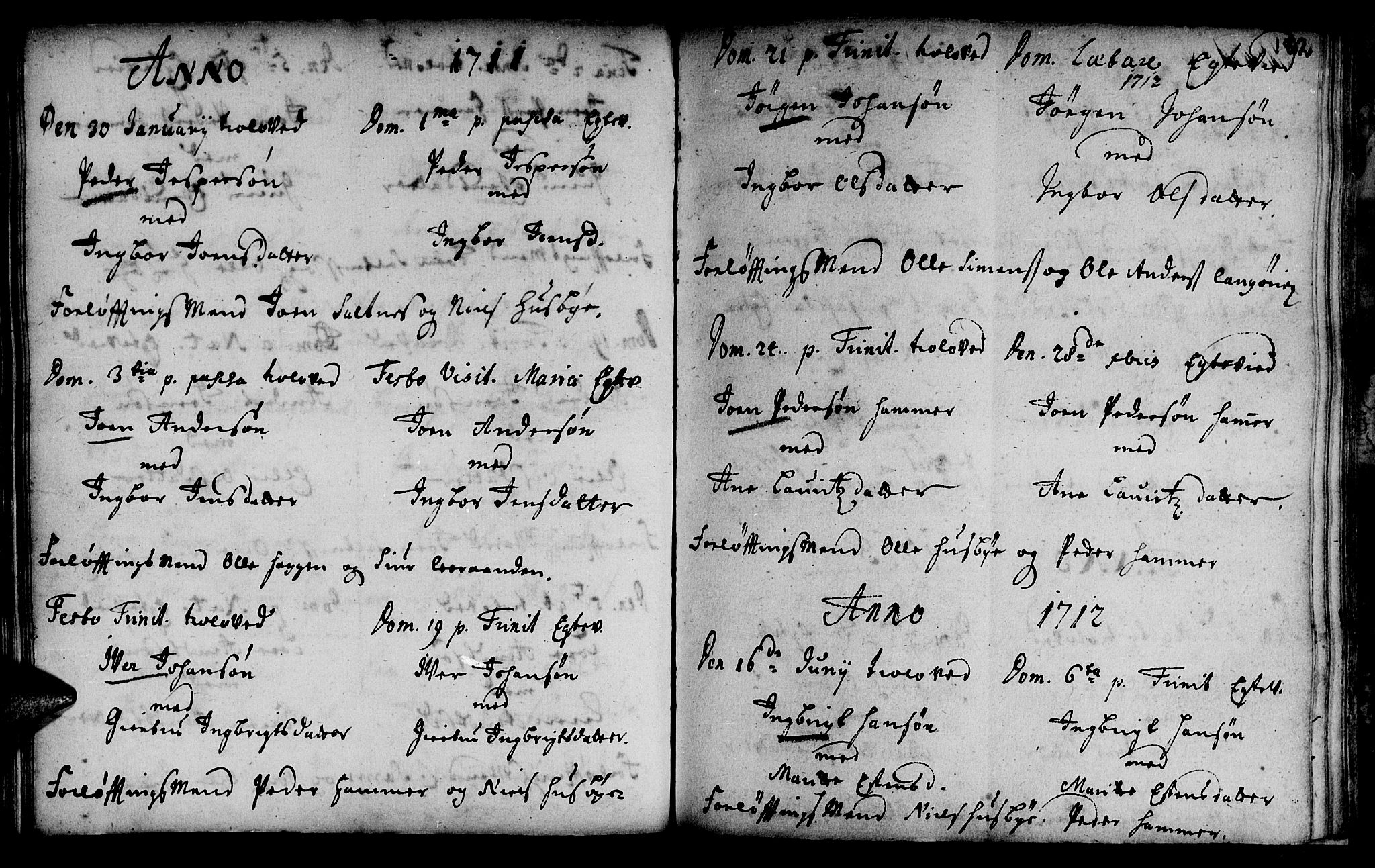 Ministerialprotokoller, klokkerbøker og fødselsregistre - Sør-Trøndelag, SAT/A-1456/666/L0783: Parish register (official) no. 666A01, 1702-1753, p. 182