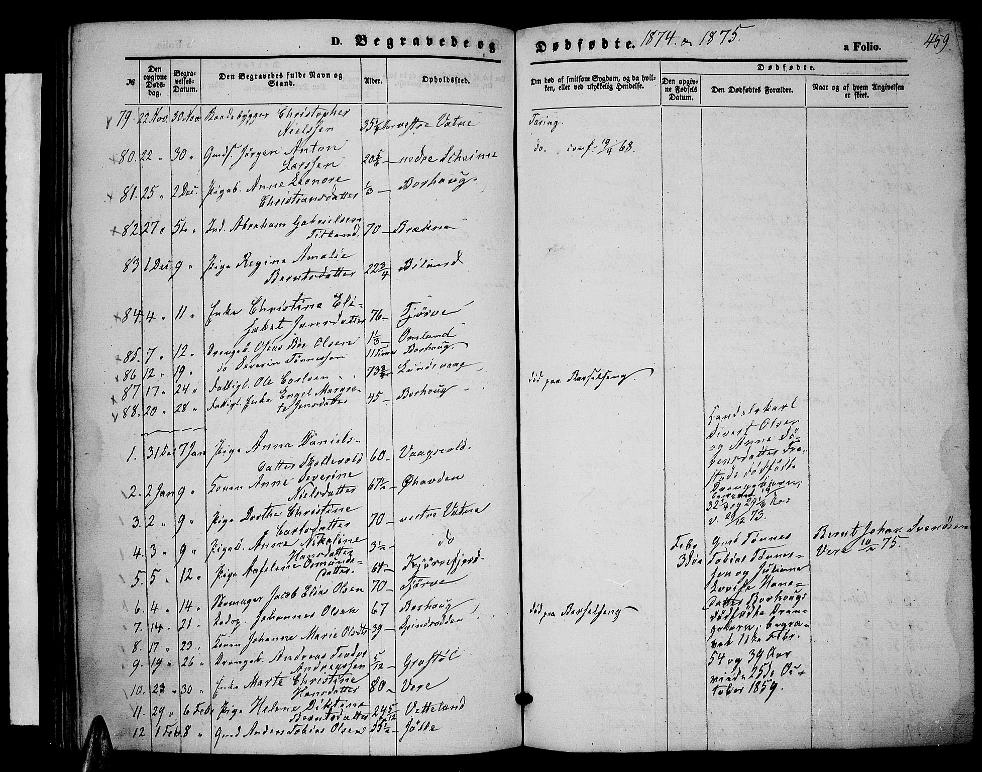 Lista sokneprestkontor, AV/SAK-1111-0027/F/Fb/L0003: Parish register (copy) no. B 3, 1862-1877, p. 459