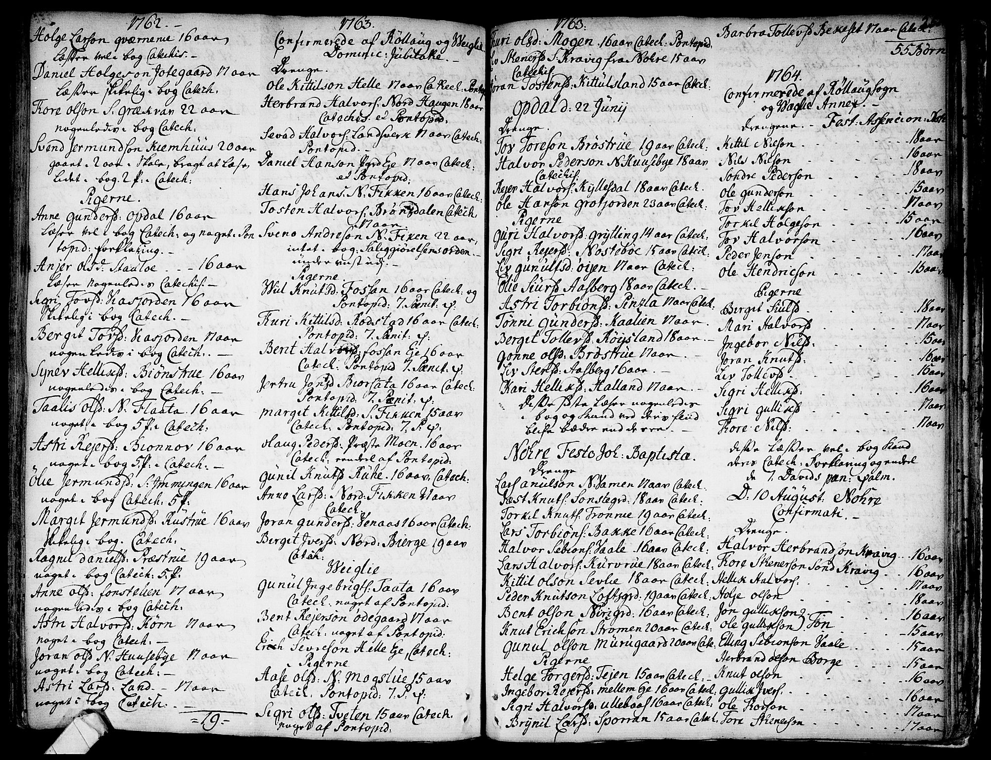 Rollag kirkebøker, SAKO/A-240/F/Fa/L0003: Parish register (official) no. I 3, 1743-1778, p. 251