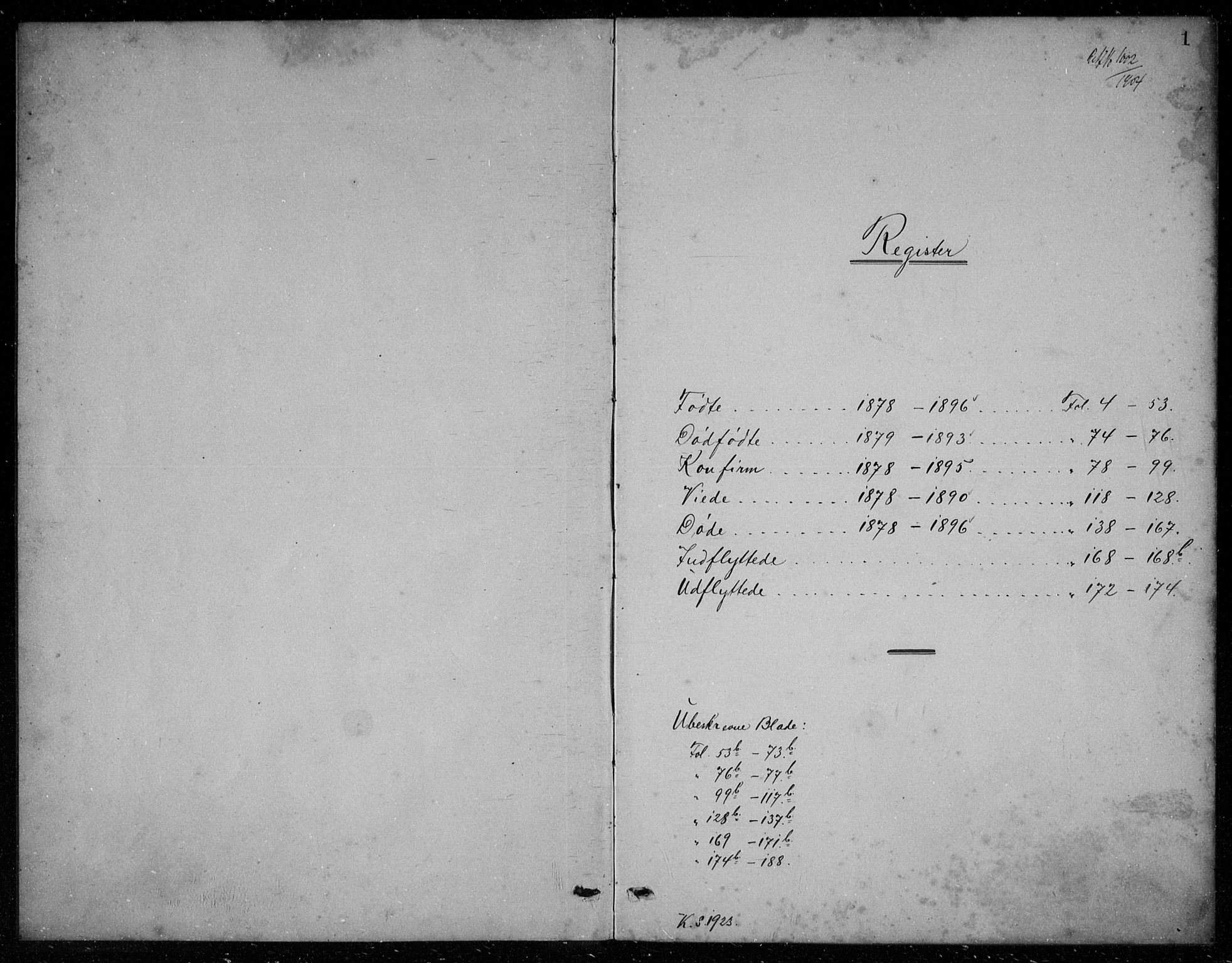 Bakke sokneprestkontor, AV/SAK-1111-0002/F/Fb/Fbb/L0003: Parish register (copy) no. B 3, 1878-1896, p. 1