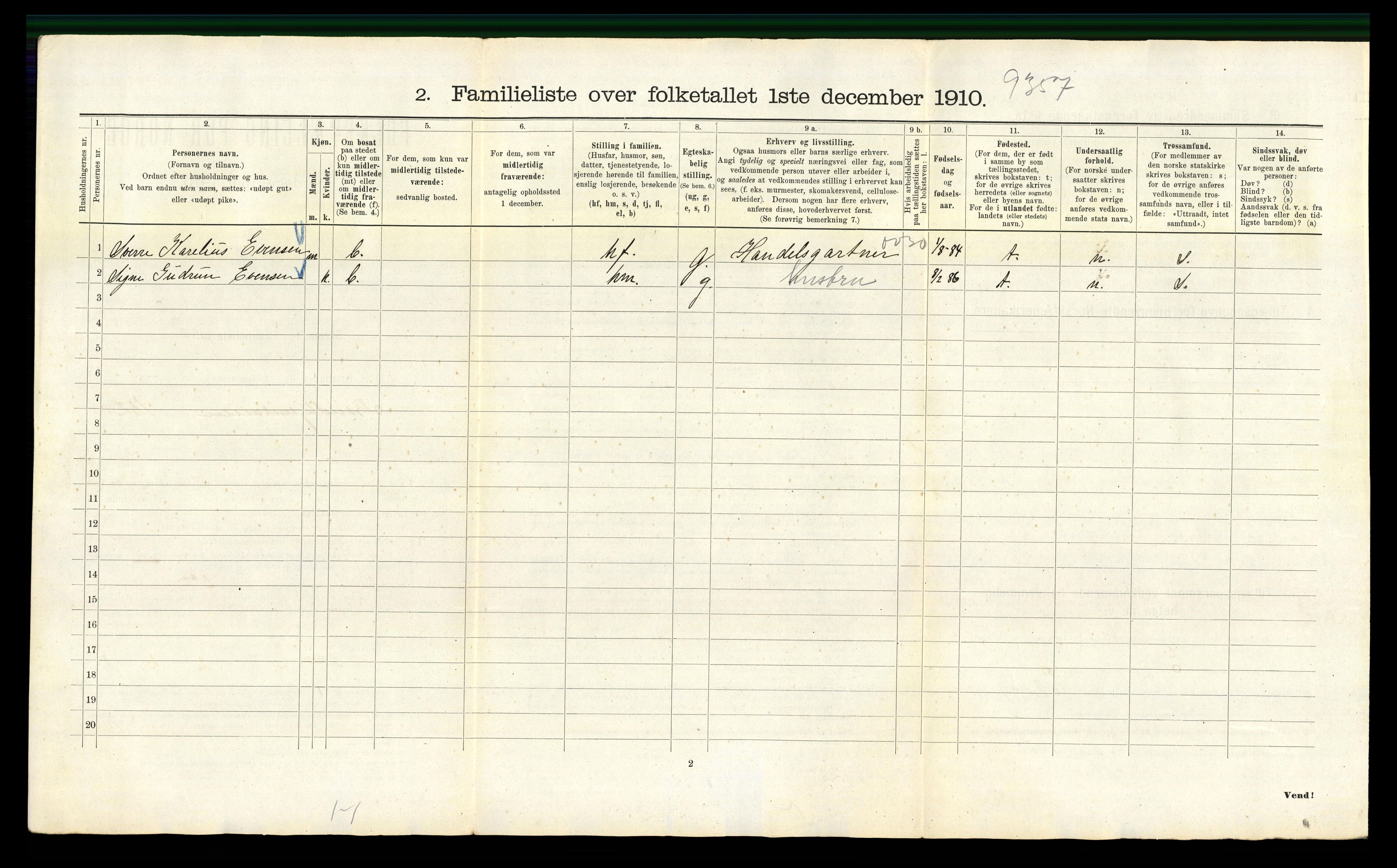 RA, 1910 census for Kristiania, 1910, p. 112748