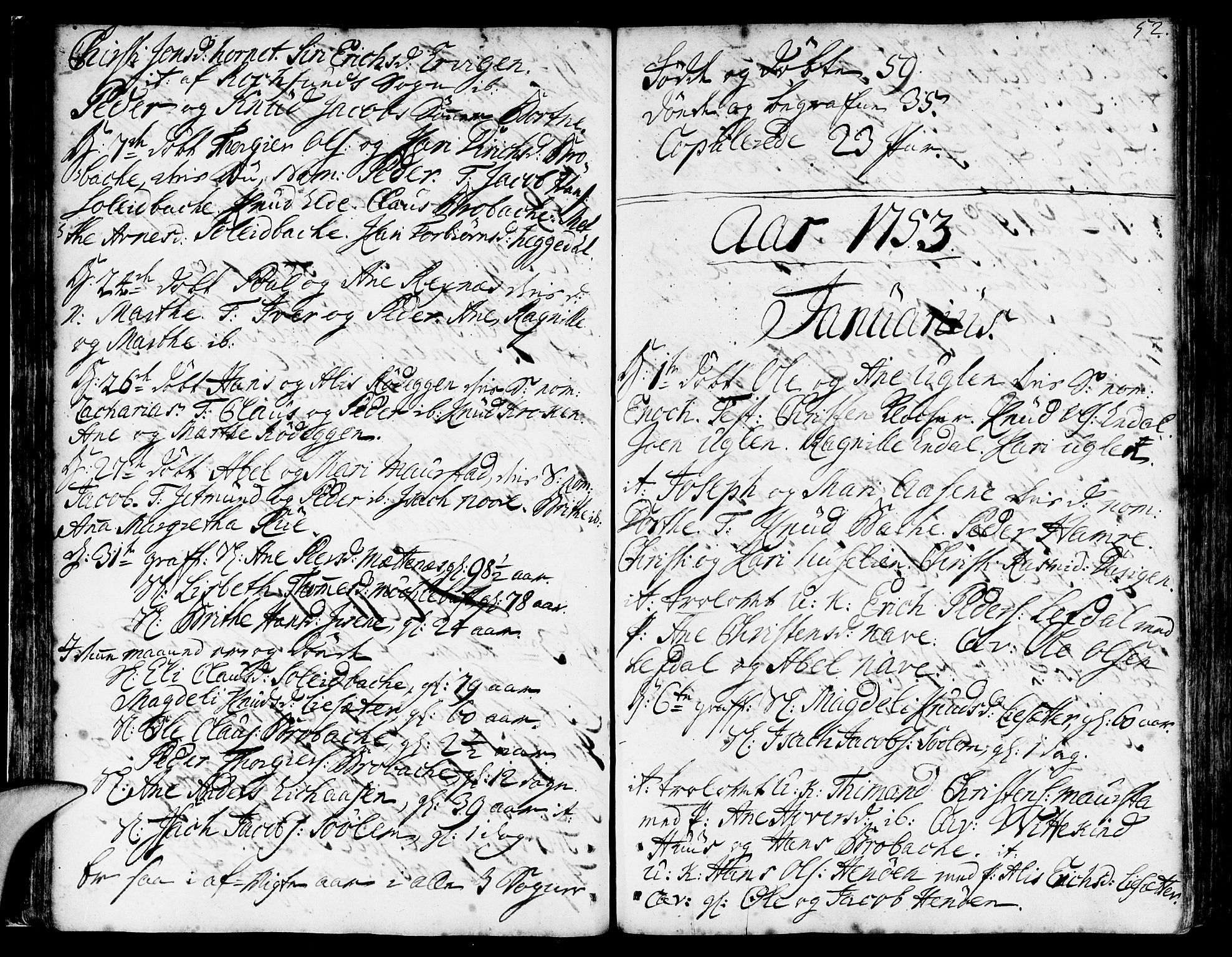 Davik sokneprestembete, SAB/A-79701/H/Haa/Haaa/L0002: Parish register (official) no. A 2, 1742-1816, p. 52