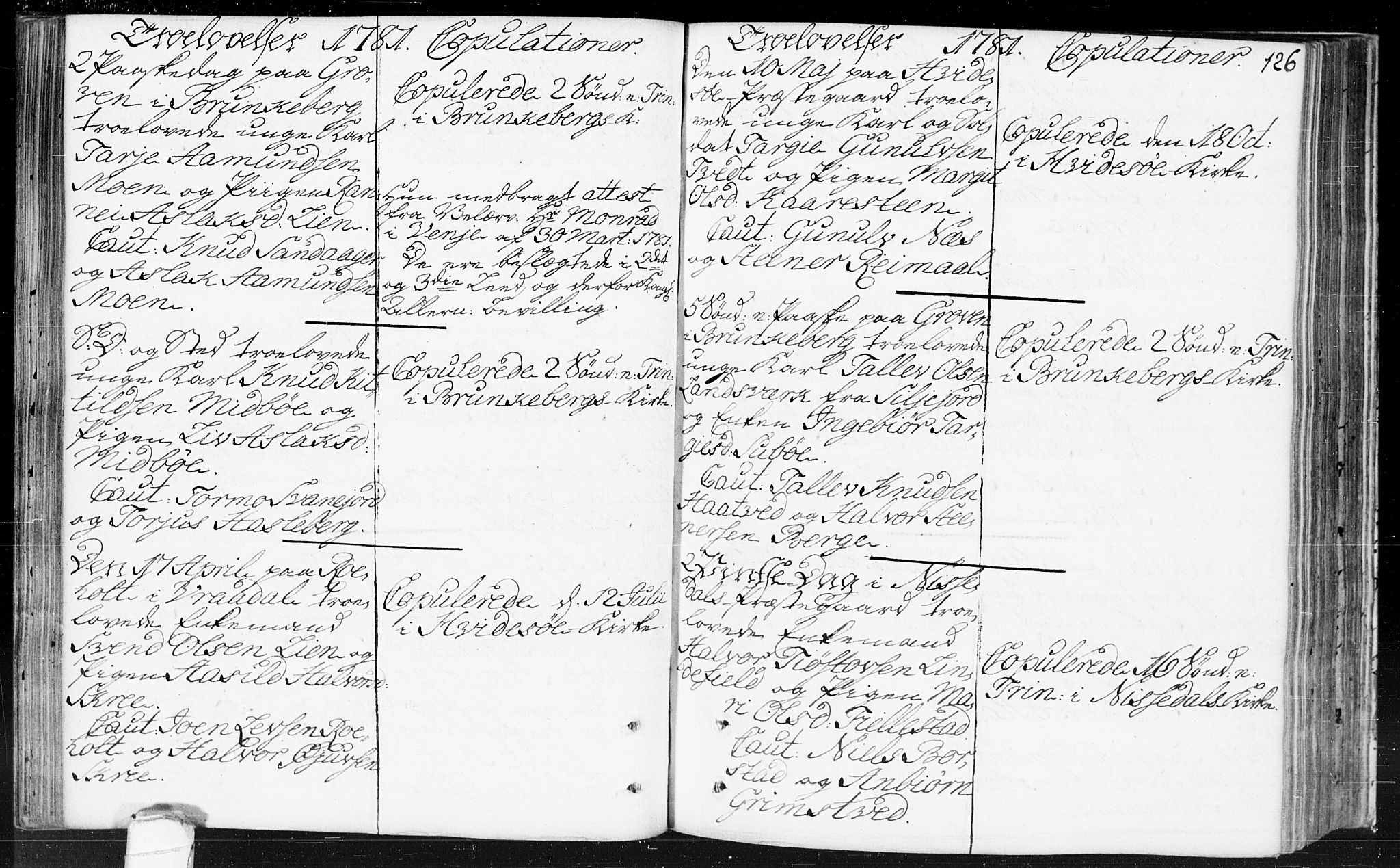 Kviteseid kirkebøker, SAKO/A-276/F/Fa/L0002: Parish register (official) no. I 2, 1773-1786, p. 126