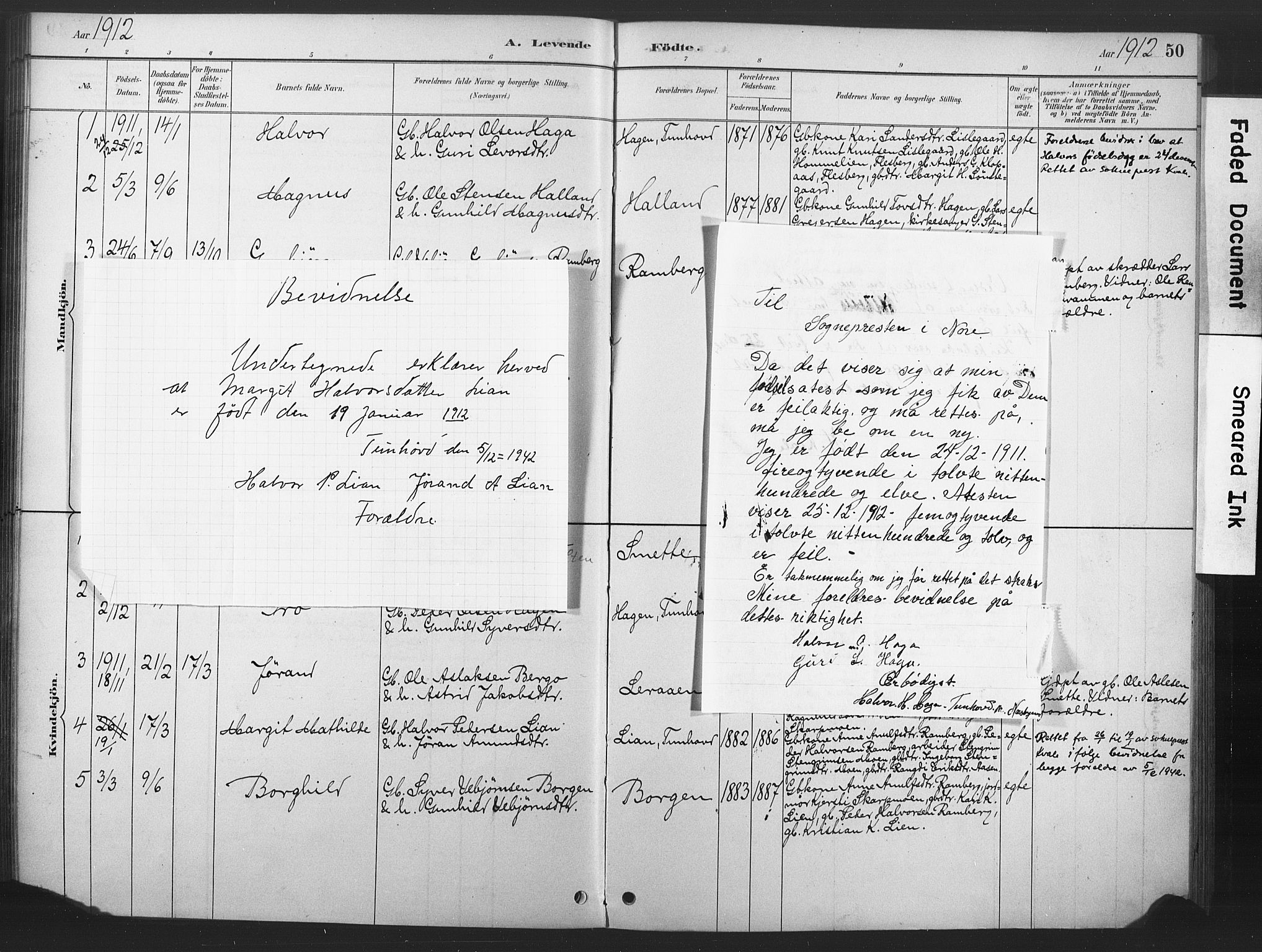 Nore kirkebøker, AV/SAKO-A-238/F/Fd/L0001: Parish register (official) no. IV 1, 1878-1918, p. 50