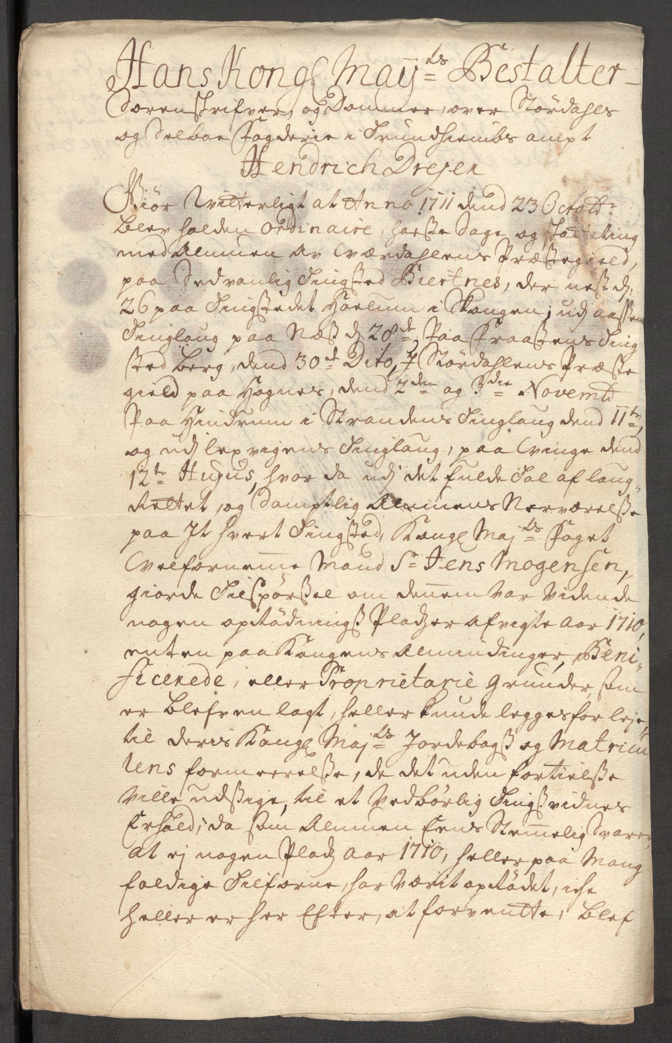 Rentekammeret inntil 1814, Reviderte regnskaper, Fogderegnskap, RA/EA-4092/R62/L4200: Fogderegnskap Stjørdal og Verdal, 1710, p. 182