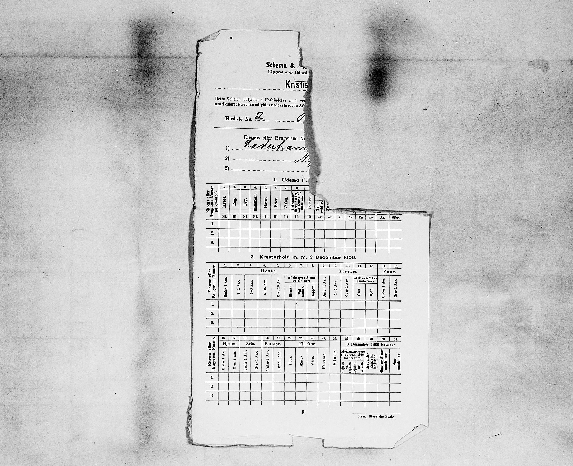 SAO, 1900 census for Kristiania, 1900, p. 7528