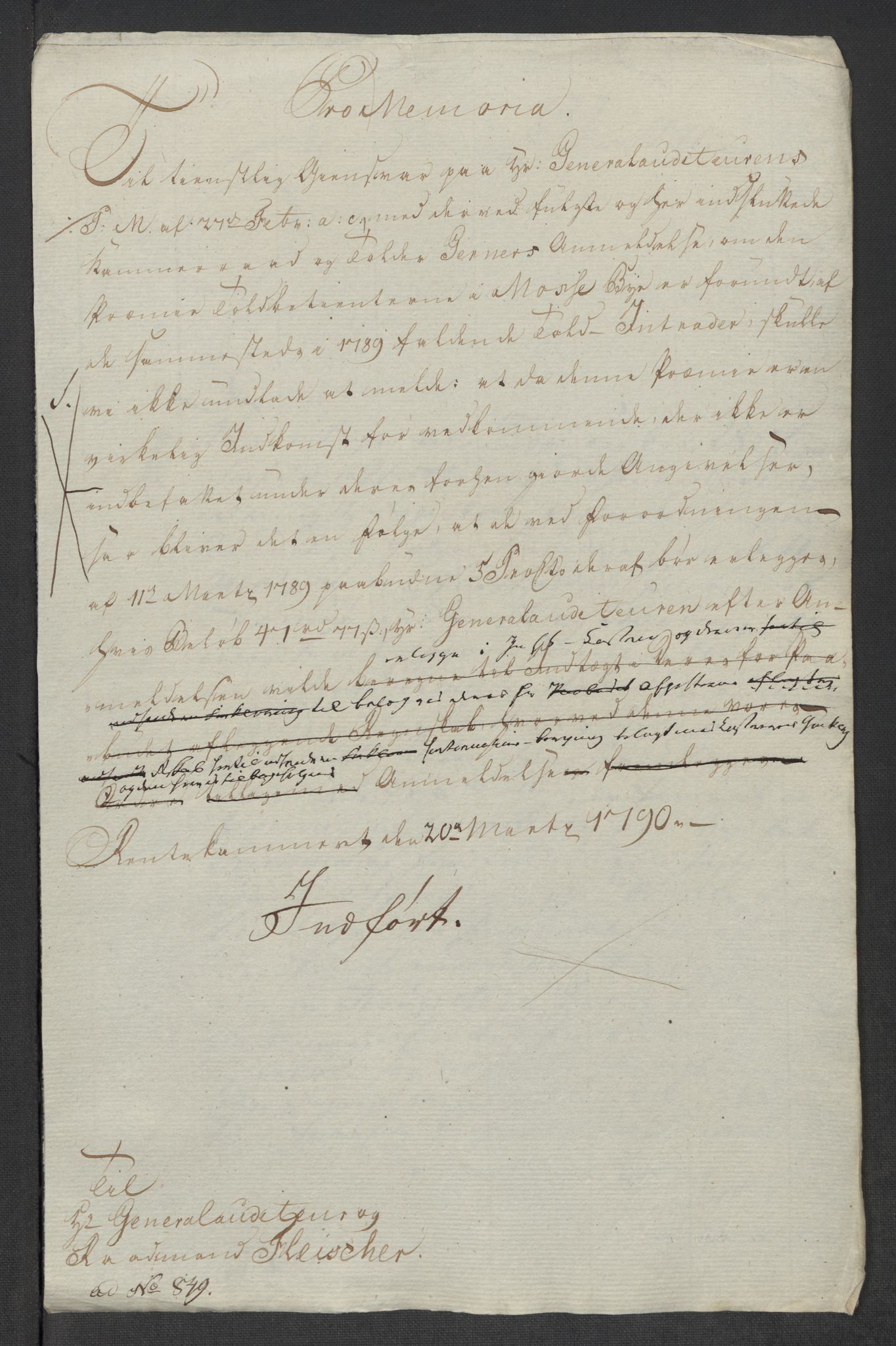 Rentekammeret inntil 1814, Reviderte regnskaper, Mindre regnskaper, AV/RA-EA-4068/Rf/Rfe/L0024: Modum Blåfarvevverk, Molde, Moss, 1789, p. 369