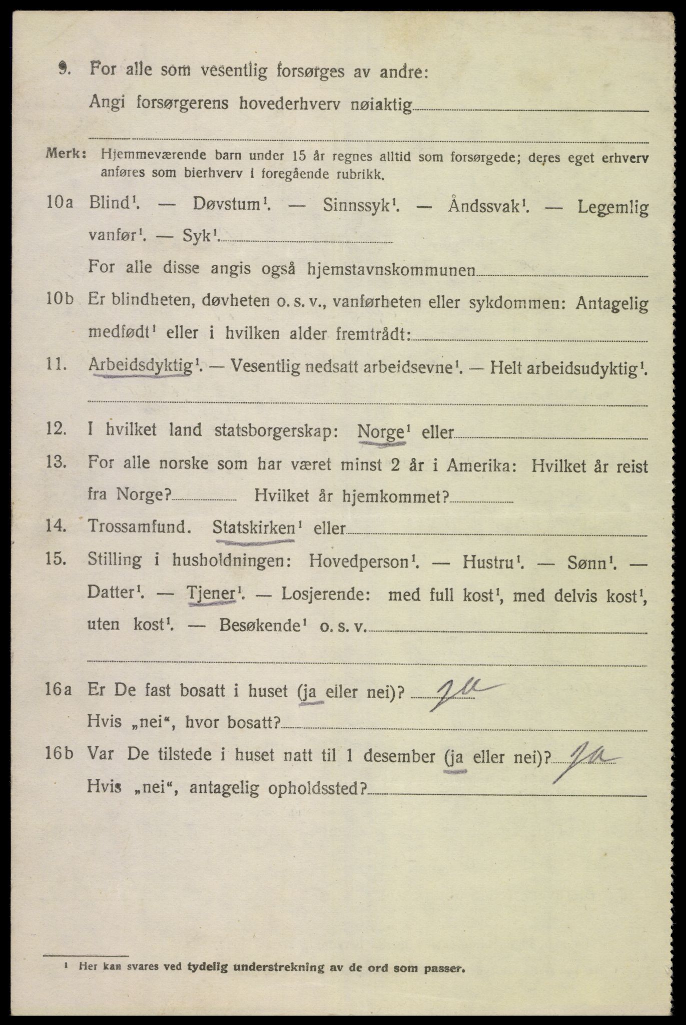 SAK, 1920 census for Konsmo, 1920, p. 1405